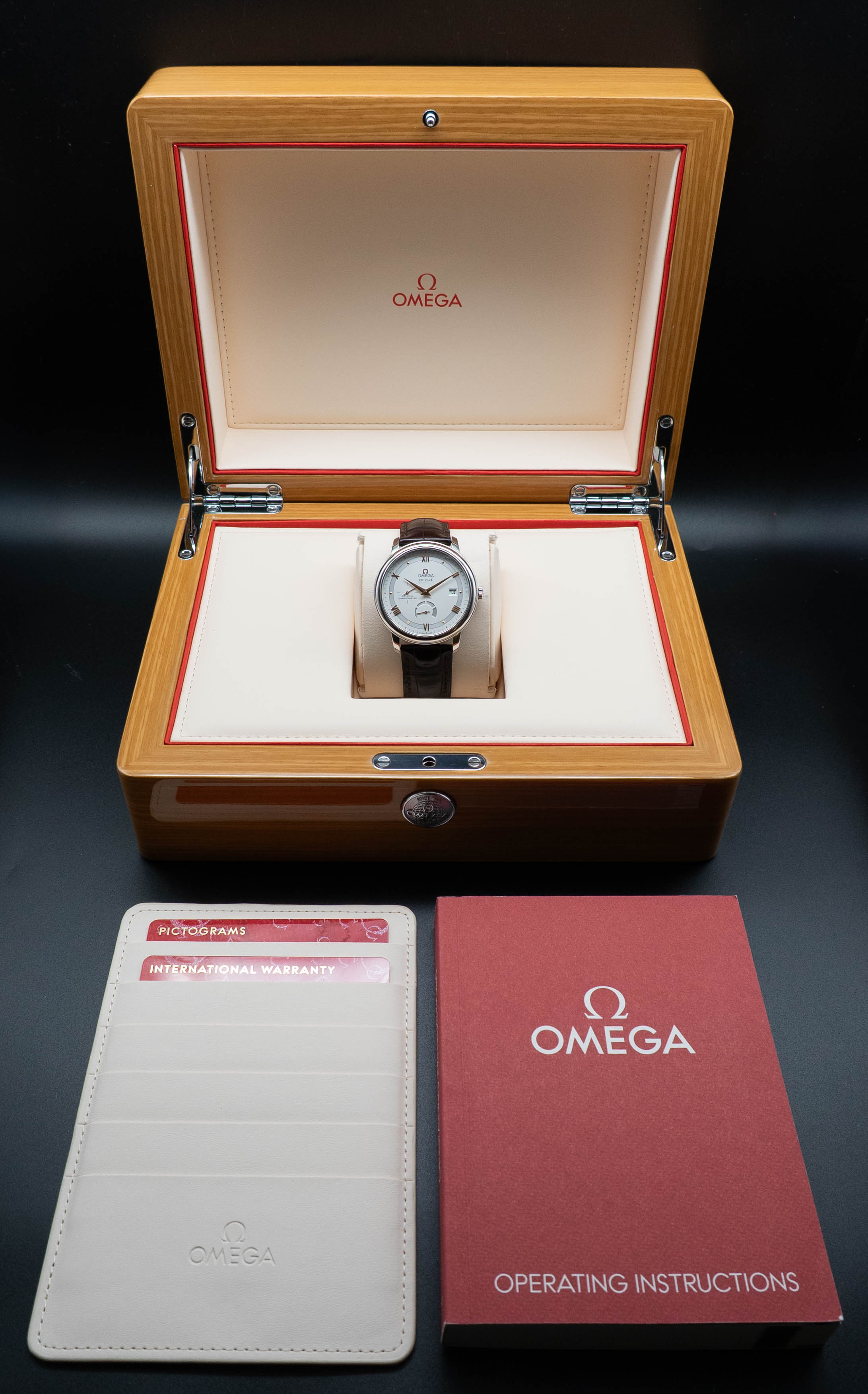 Omega De Ville Prestige Power Reserve 424.13.40.21.02.002 Fullset 2021 Box+Papers