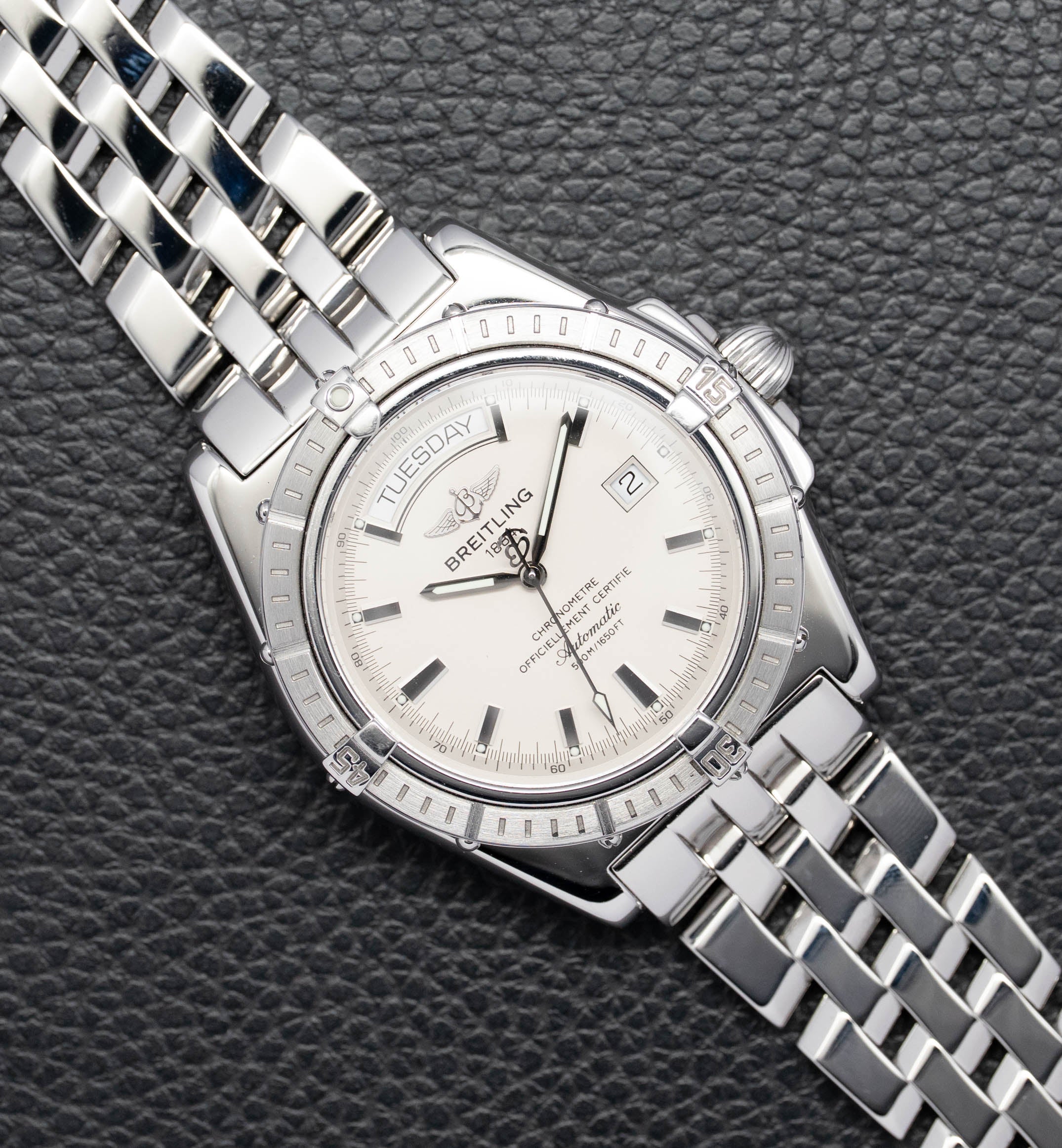Breitling Colt Automatic A45355 Silver Dial 2005