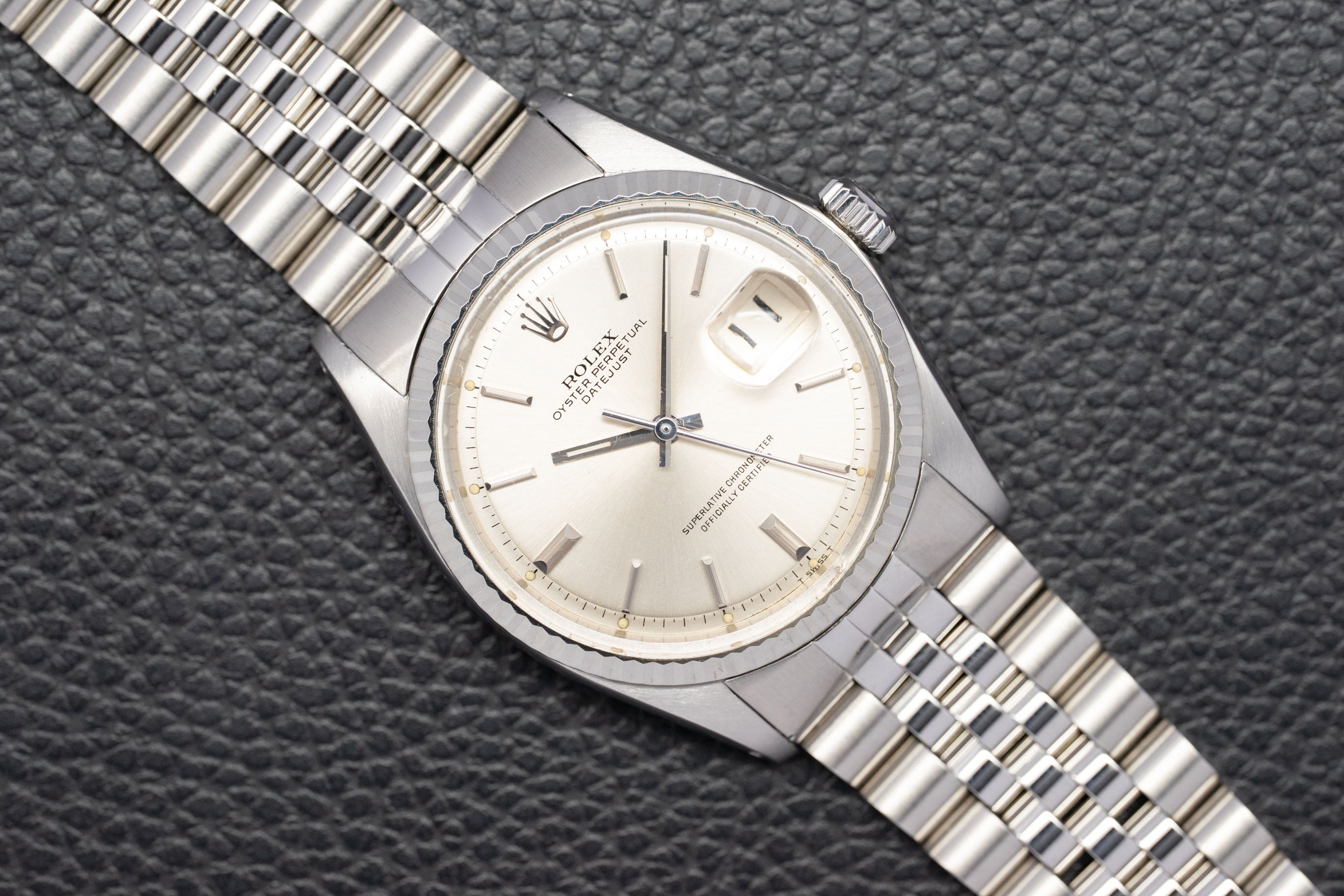 Rolex Datejust 1601 Silver Dial 1969