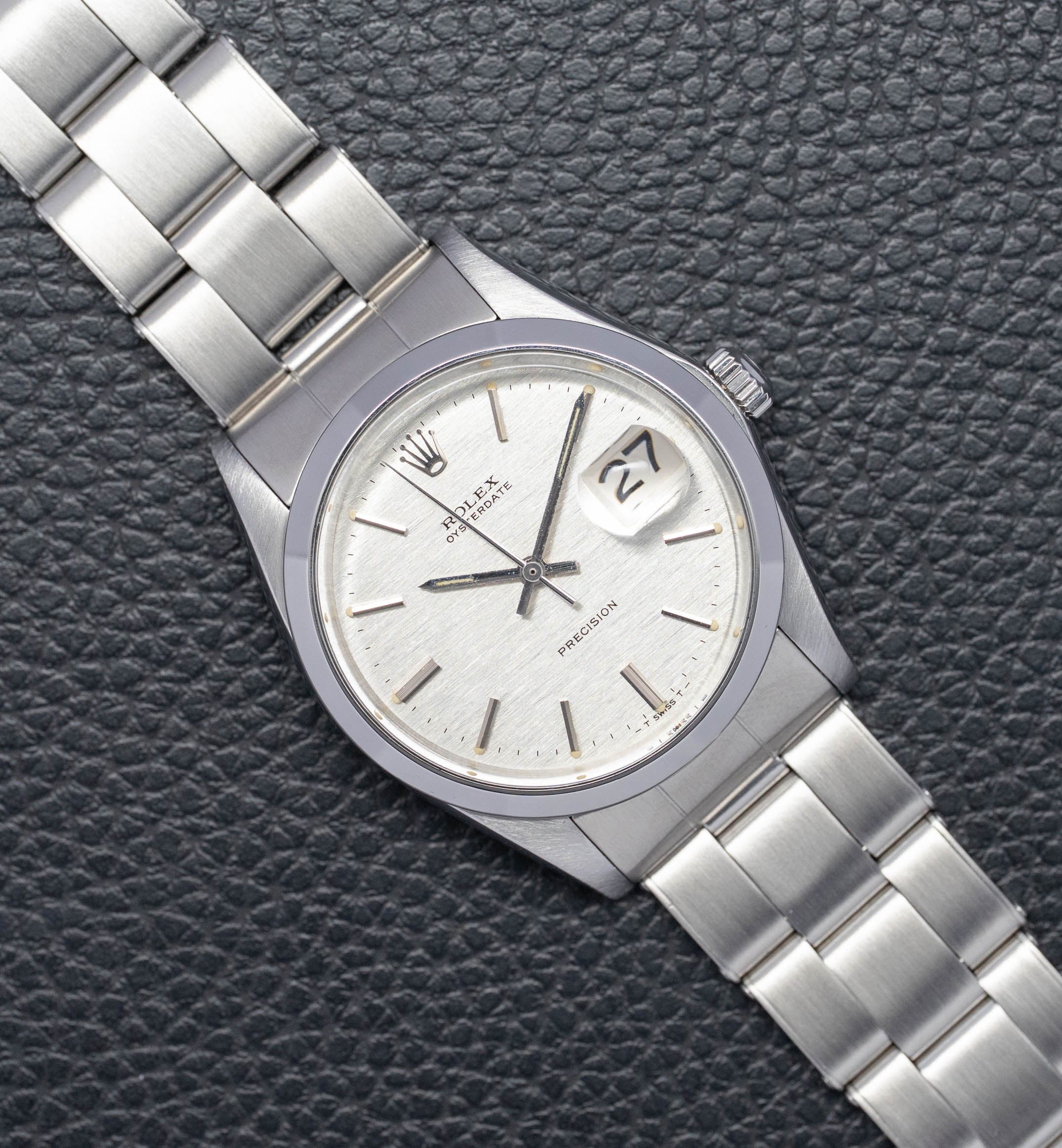 Rolex Oysterdate 6694 Silver Dial 1970