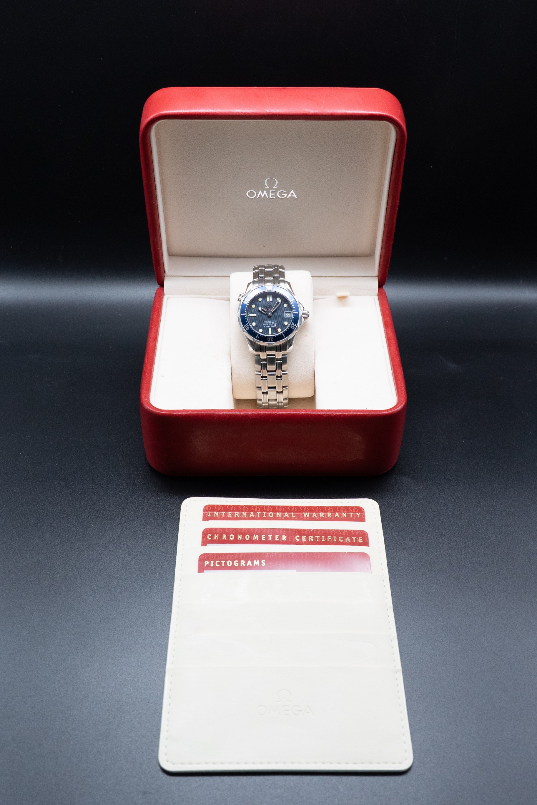 Omega Seamaster Diver 2222.80 Fullset 2007 Box+Papers