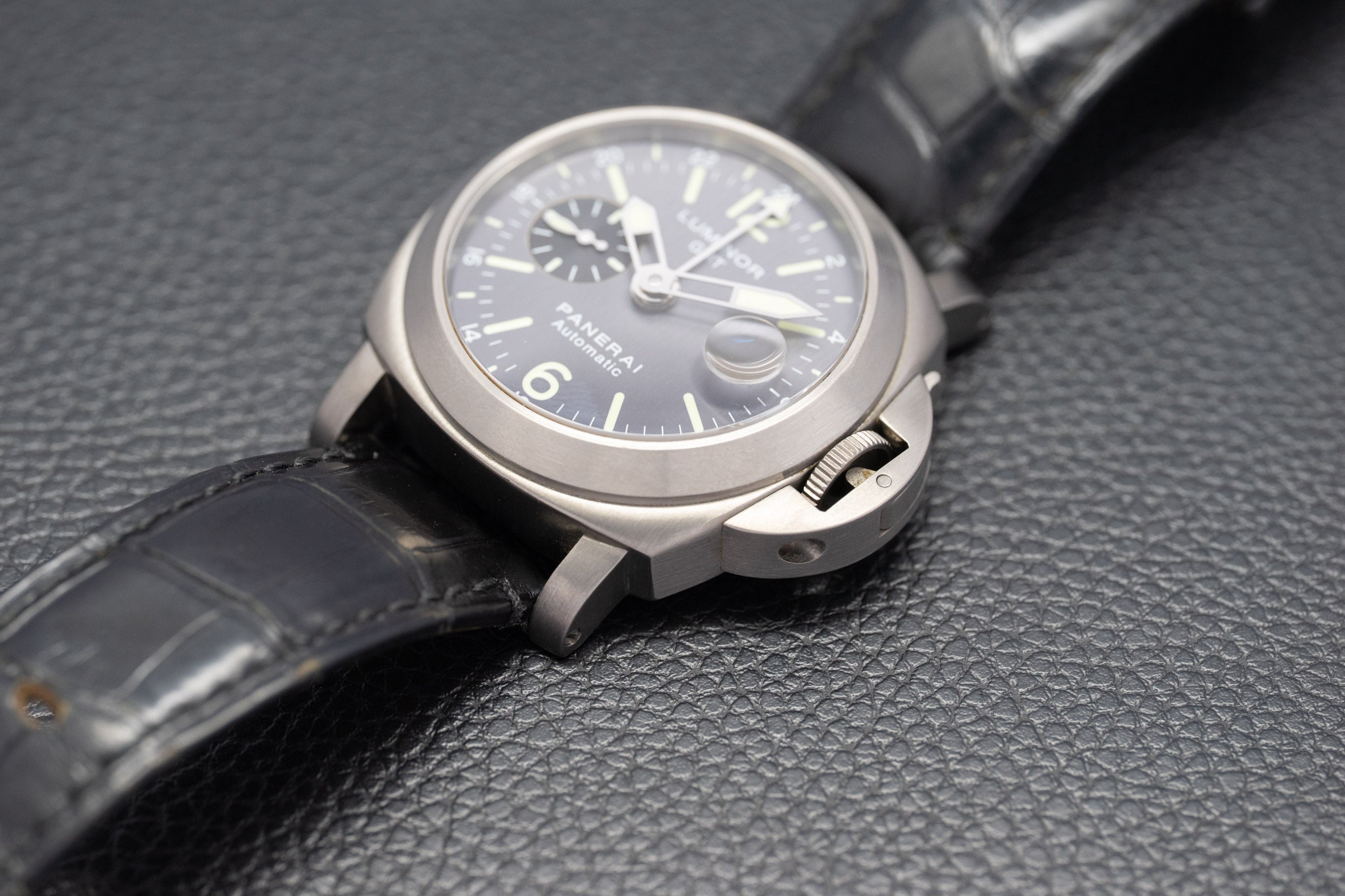 Panerai Luminor GMT PAM00089 Gray Dial 2005 Box