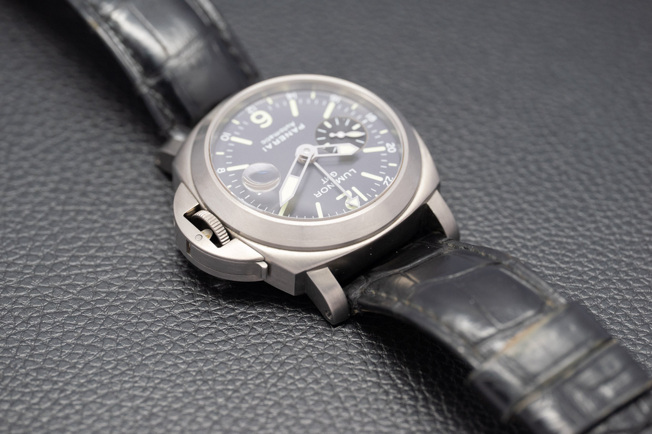 Panerai Luminor GMT PAM00089 Gray Dial 2005 Box