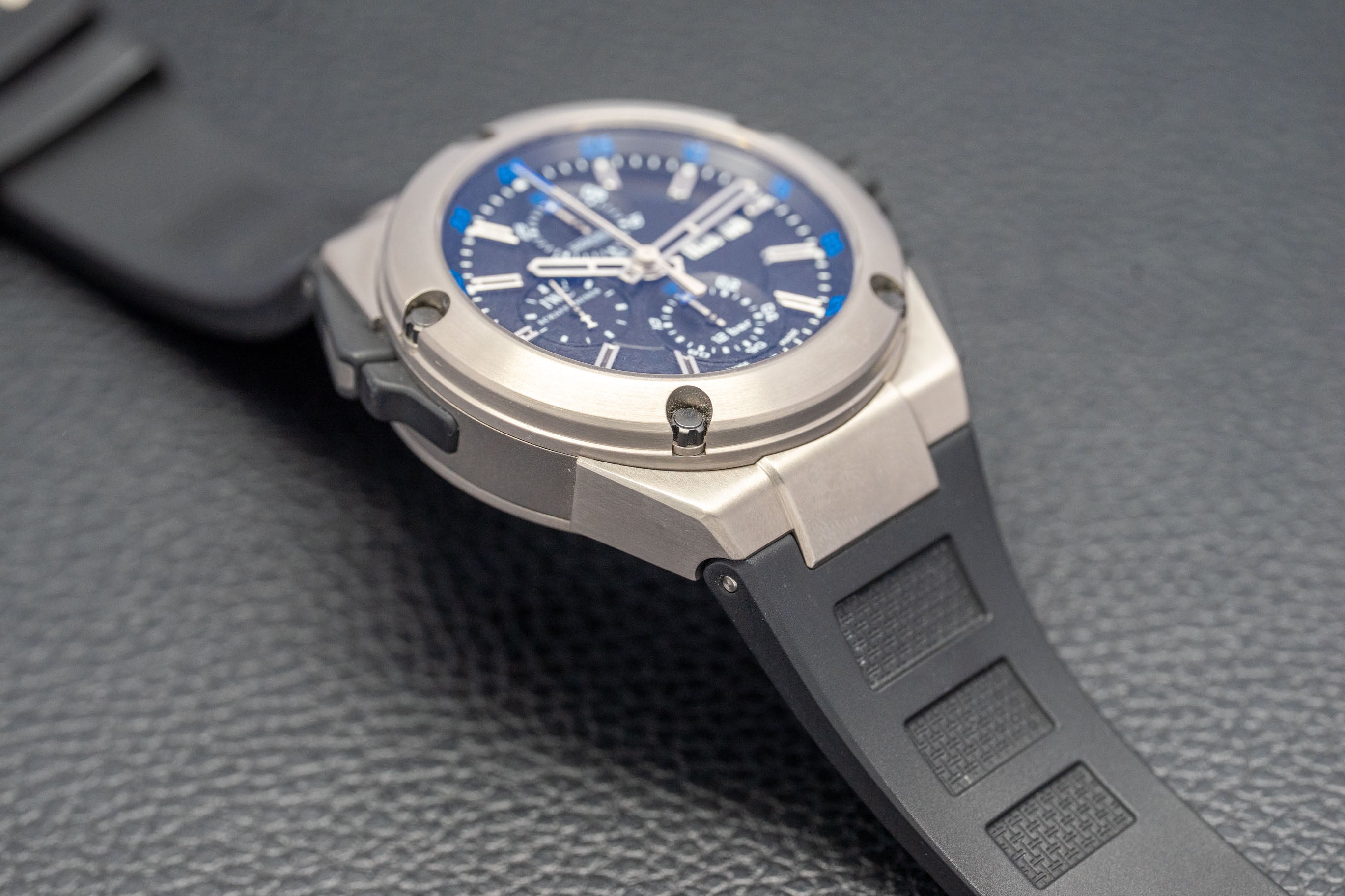 IWC Ingenieur Double Chronograph IW376501 Fullset 2014 Box+Papers