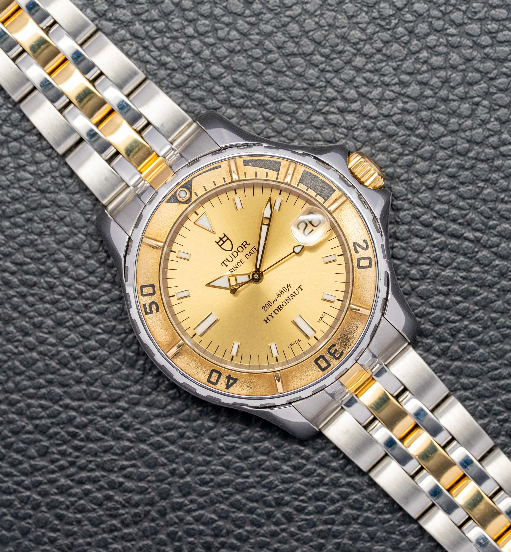 Tudor Hydronaut 85193P Black Dial 2011 Papers