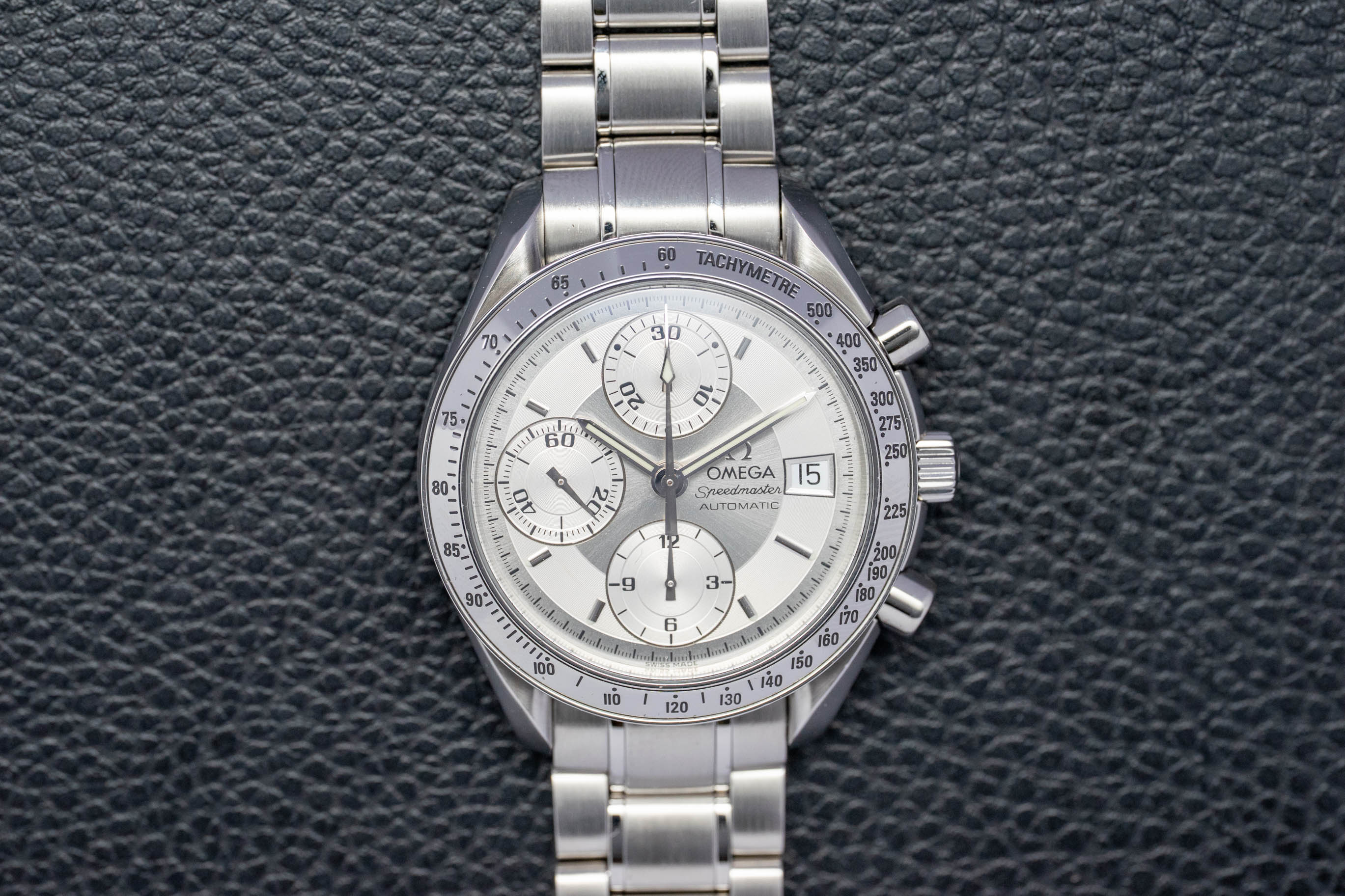 Omega Speedmaster Date 3513.30 Silver Dial 1998