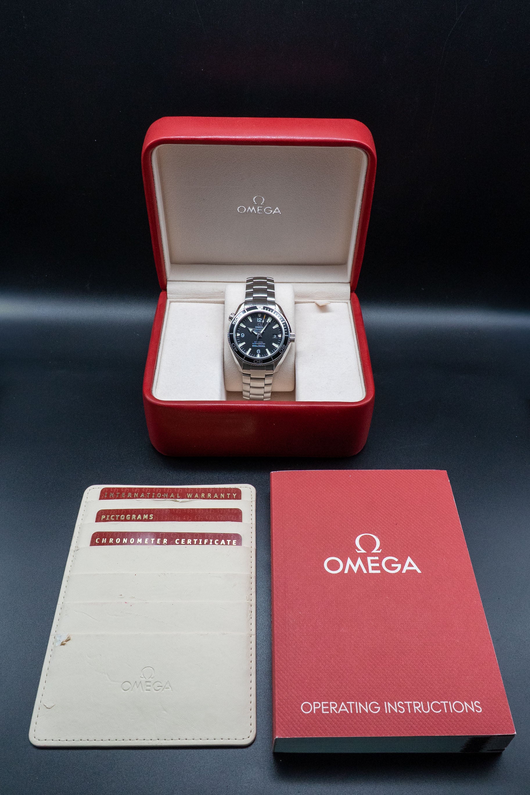 Omega Seamaster Planet Ocean 2201.50 Fullset 2015 Box+Papers