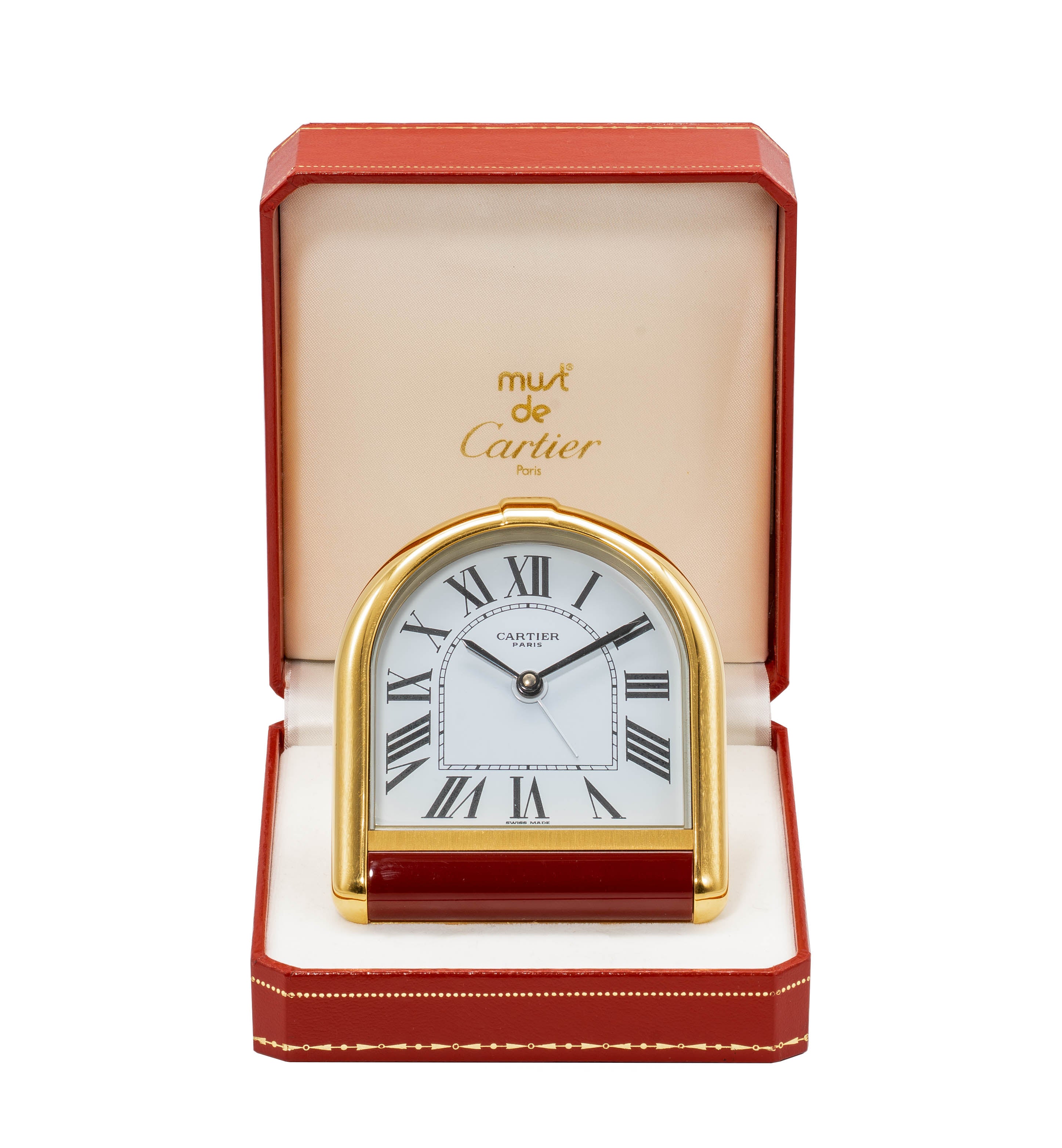 Cartier Clouche Desk Clock