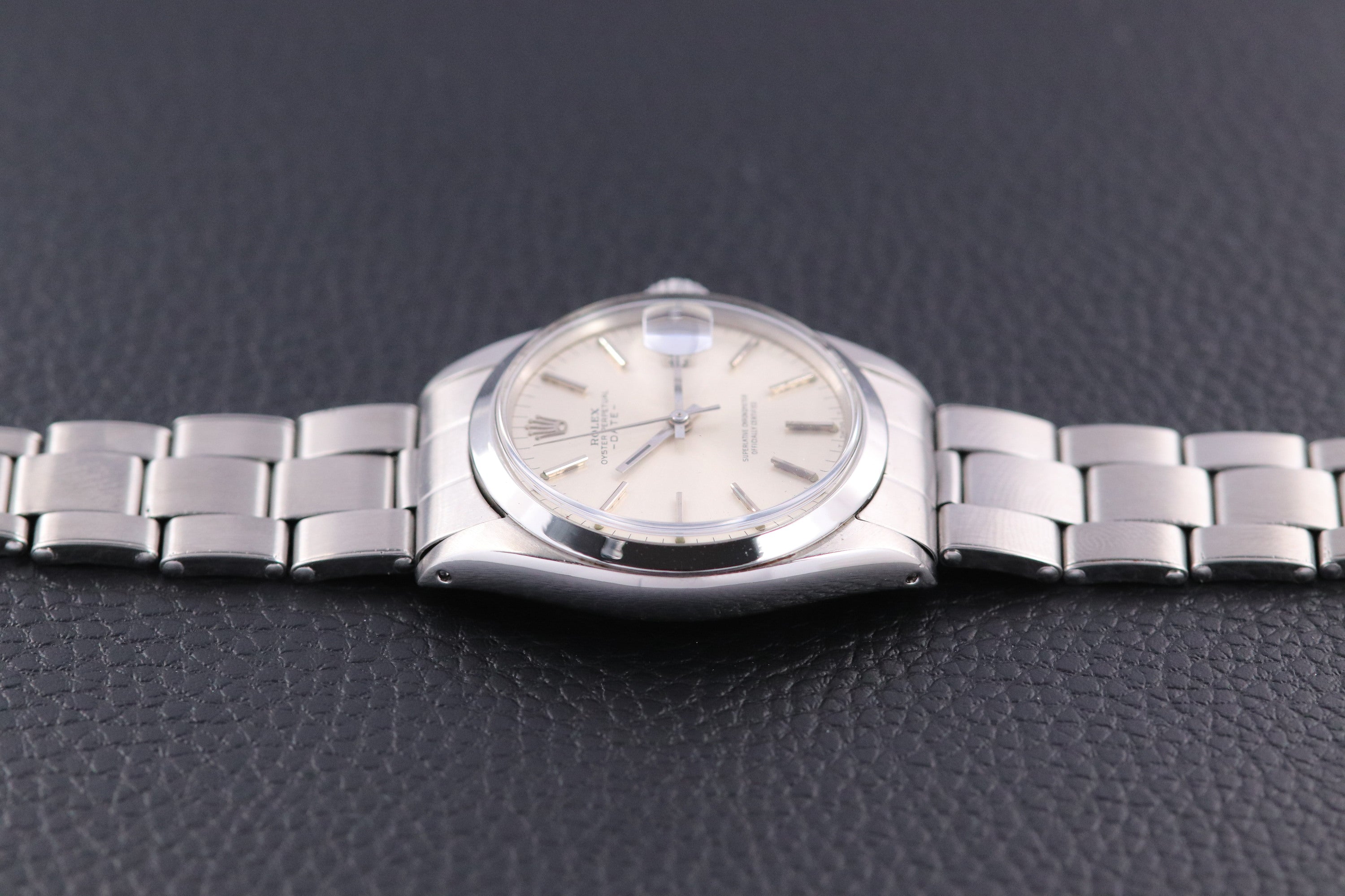 Rolex Date 1500 Silver Dial 1967