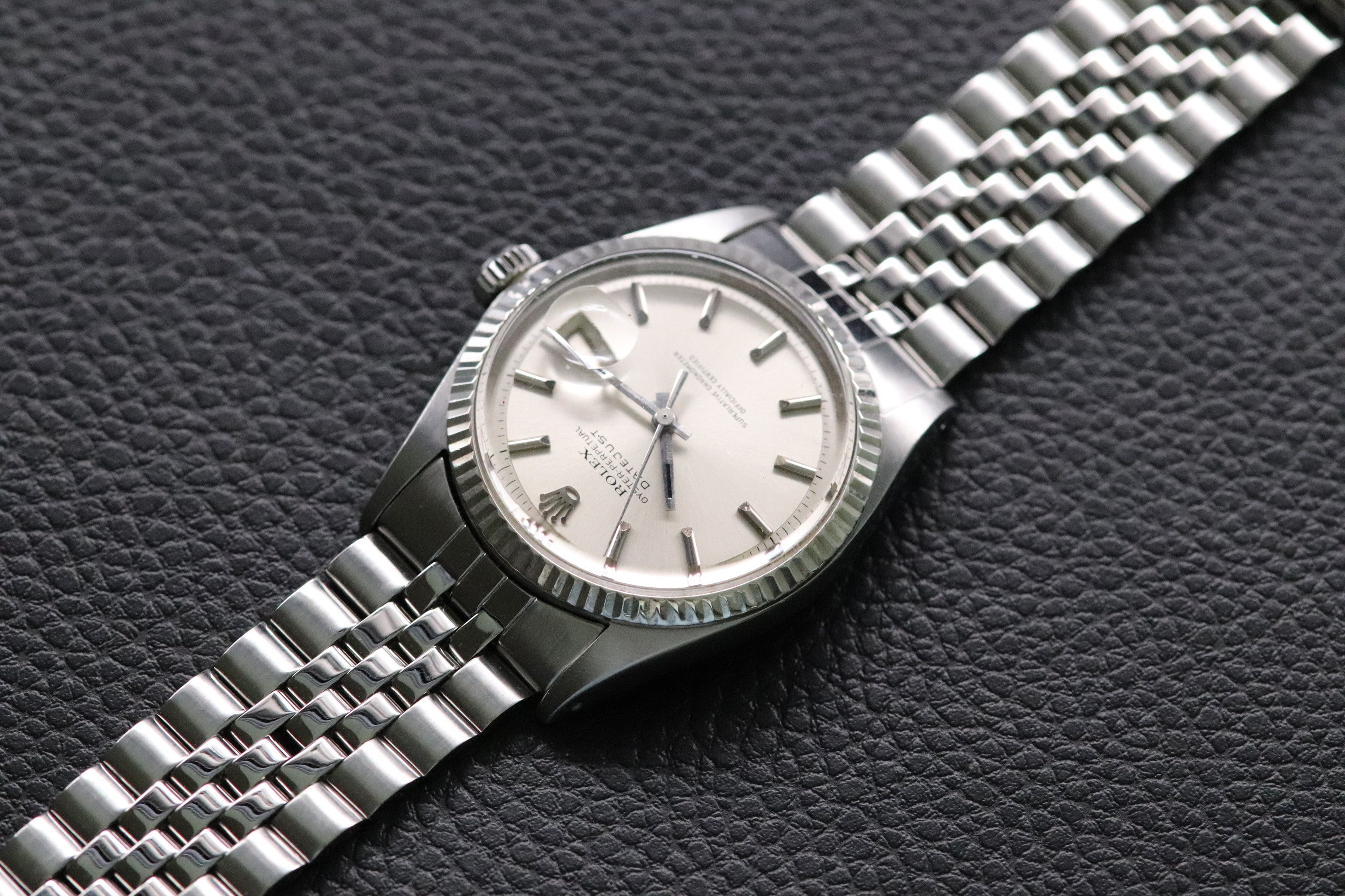 Rolex Datejust 1601 Silver Dial Papers 1970