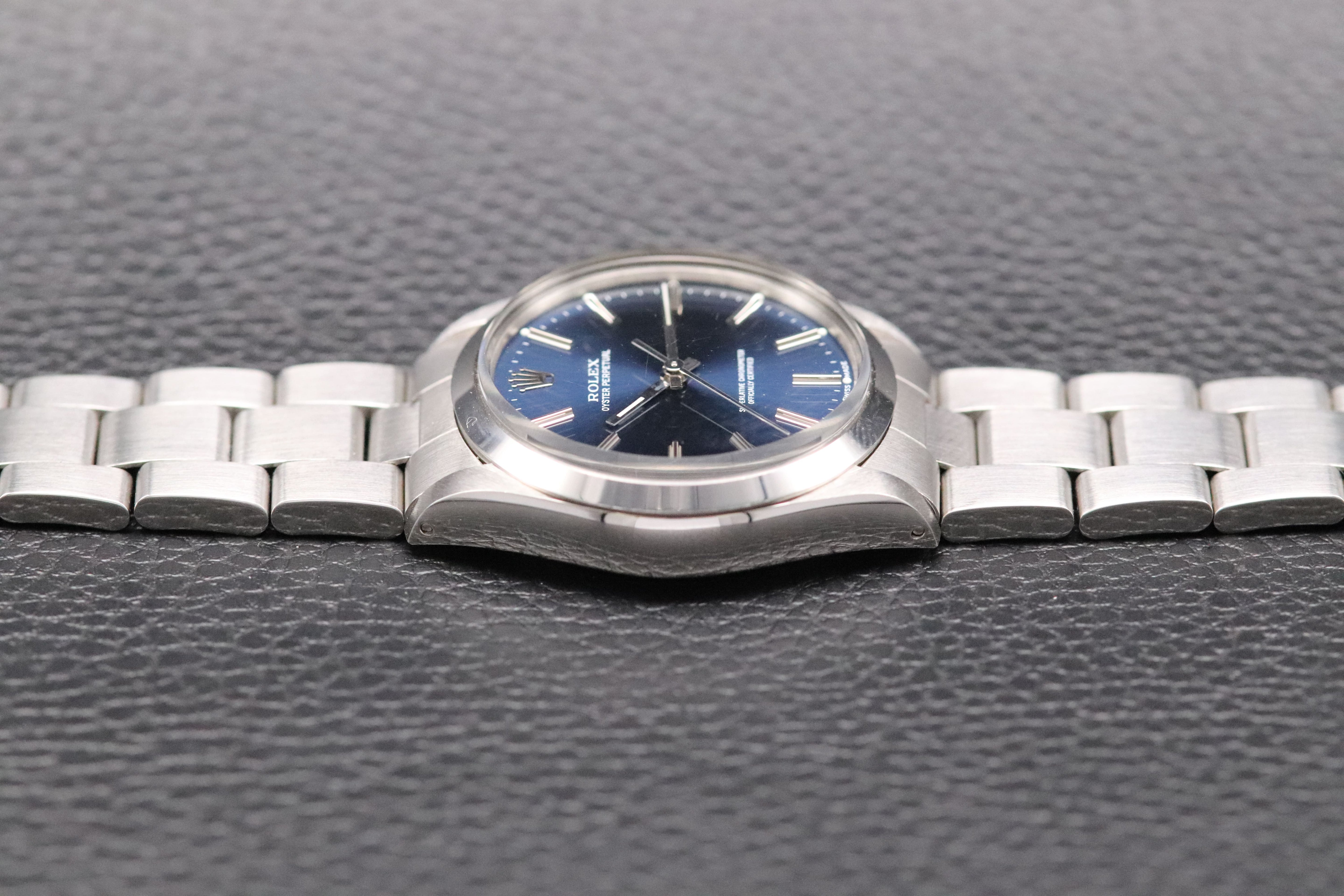 Rolex Oyster Perpetual 1002 Blue Dial 1976 Automatic