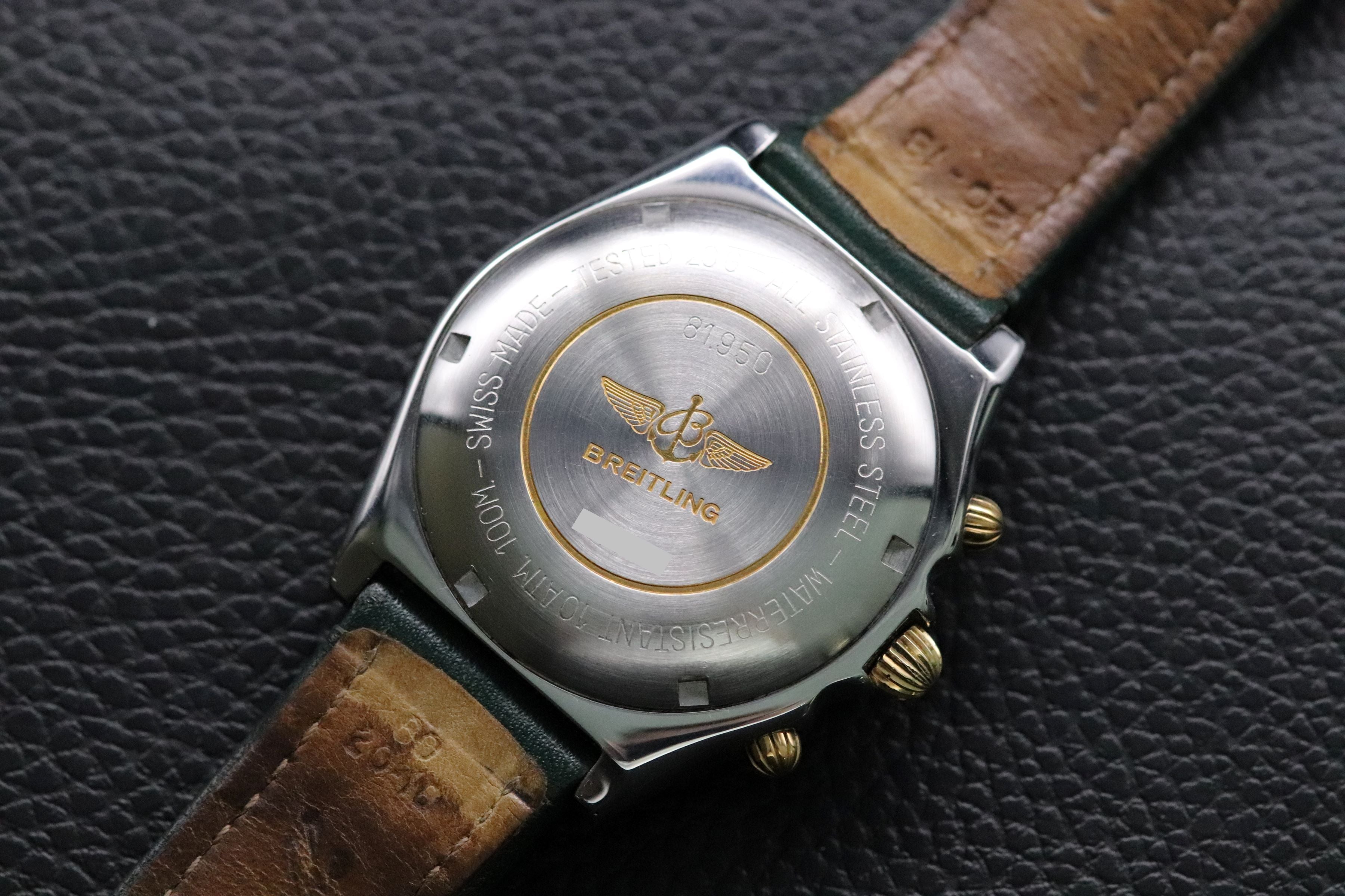 Breitling Chronomat 81950 Green Dial 1992