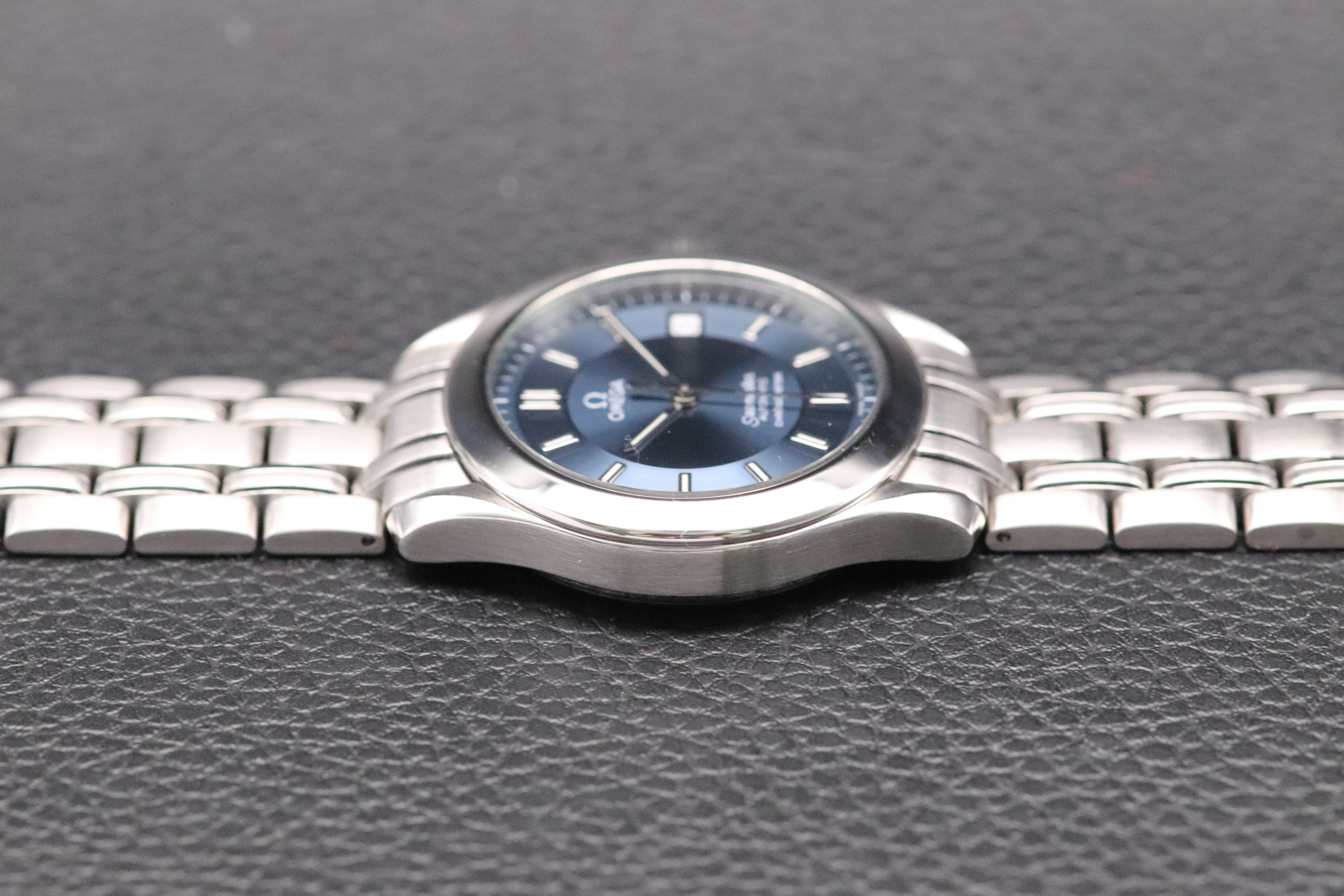 Omega Seamaster 2501.82 Blue Dial Fullset 2002 Box+Papers