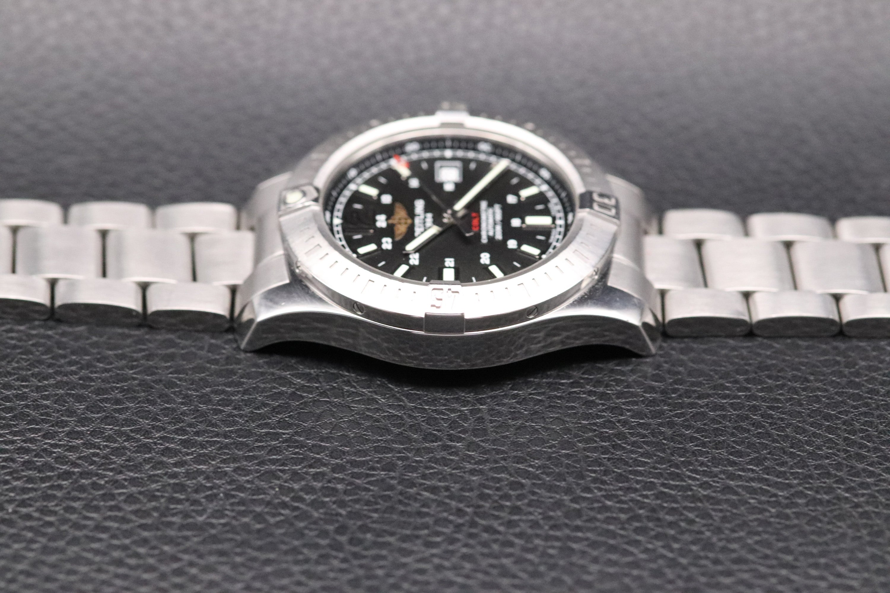 Breitling Colt A17388 Black Dial Fullset 2016 Box+Papers
