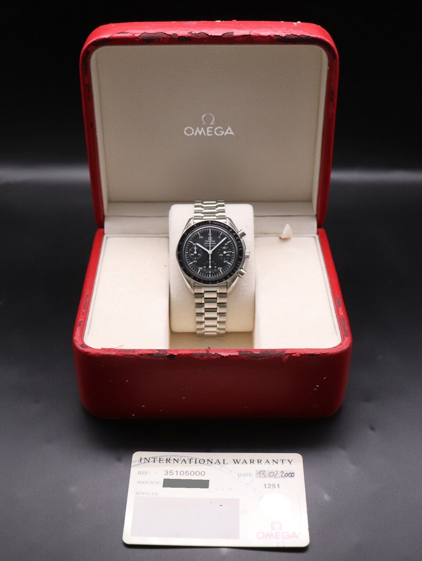 Omega Speedmaster Reduced 3510.50 Fullset 2000 Box+Papers