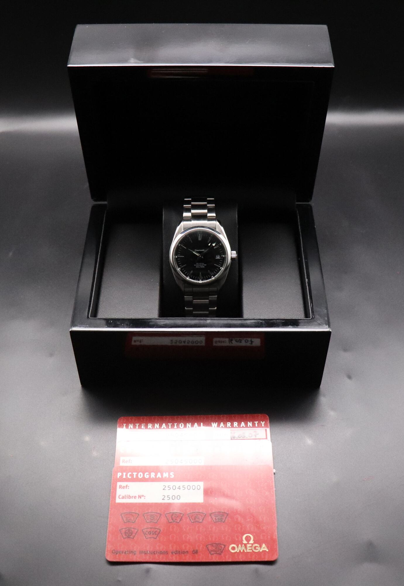 Omega Seamaster Aqua Terra 2504.50 2007 Papers