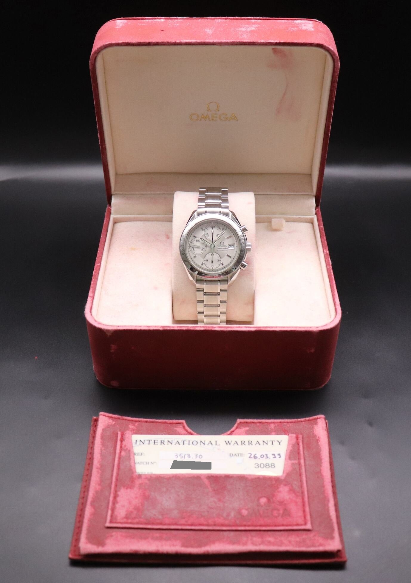 Omega Speedmaster Date 3513.30 Fullset 1999 Box+Paper
