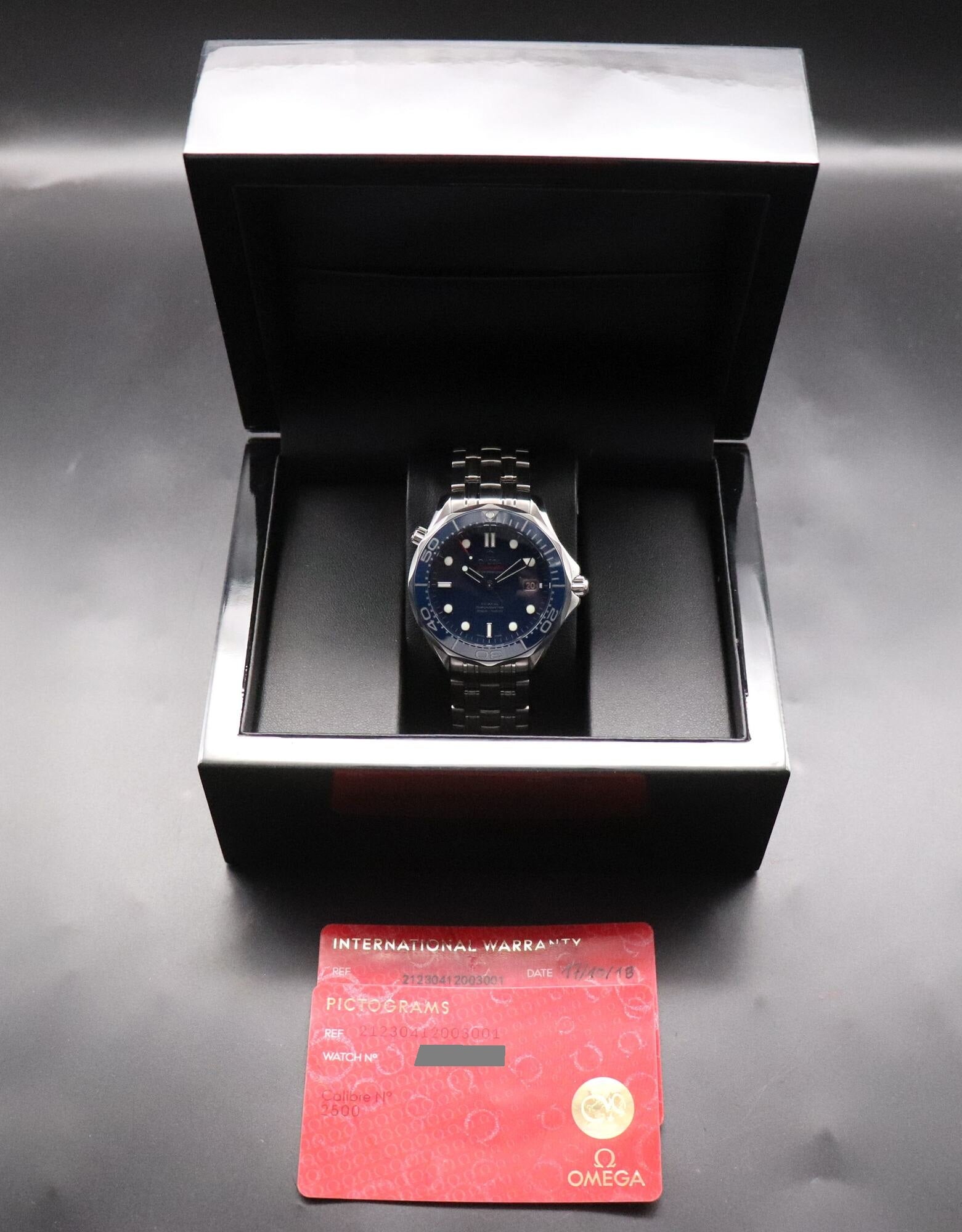 Omega Seamaster 212.30.41.20.03.001 Papers 2018