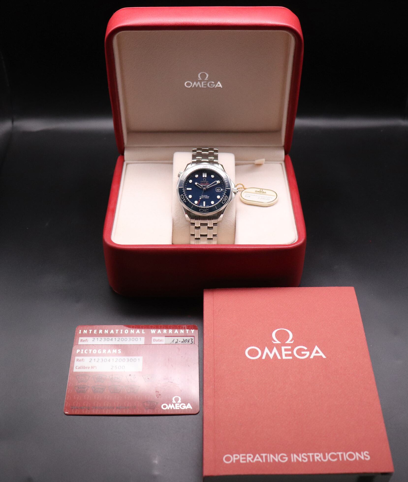 Omega Seamaster 212.30.41.20.03.001 Fullset 2013 Box+Papers