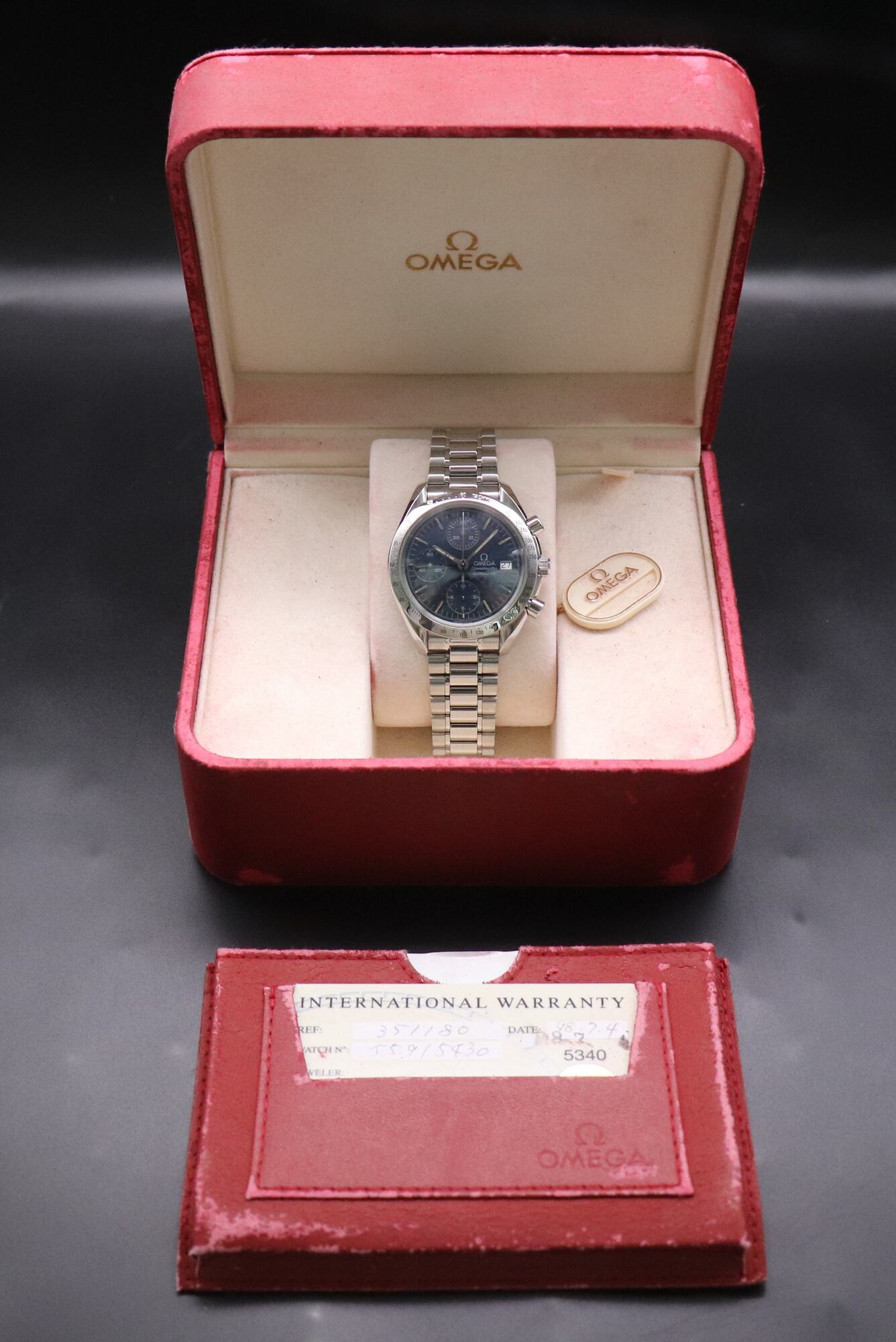 Omega Speedmaster Date 3511.80 Fullset 1998 Box+Papers