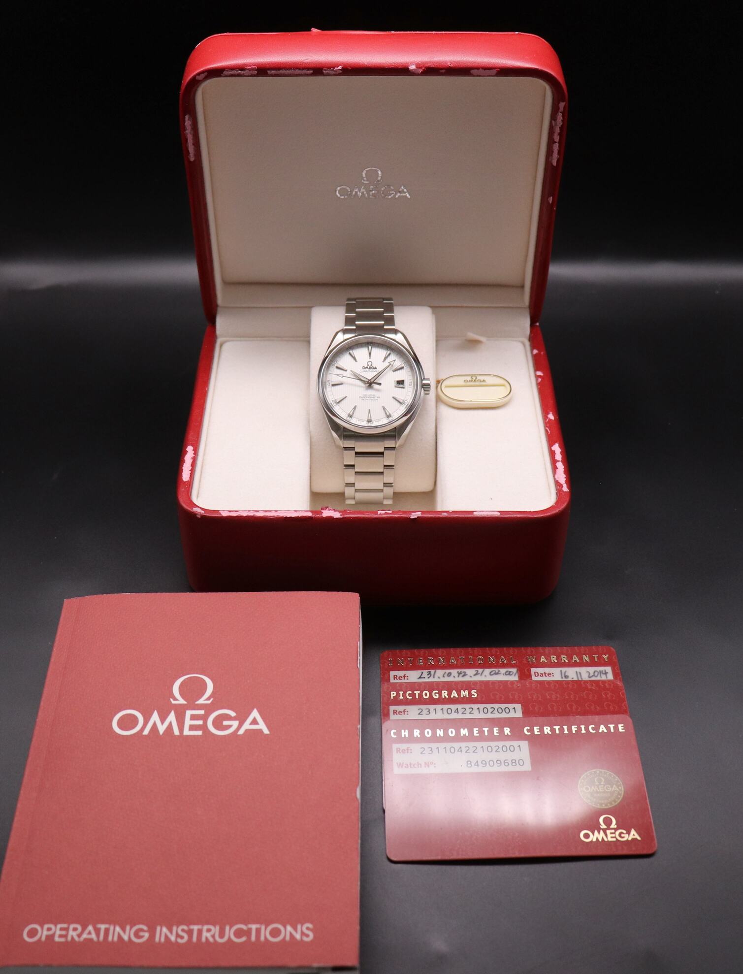 Omega Seamaster Aqua Terra 231.10.42.21.02.001 Fullset 2014 Box+Papers