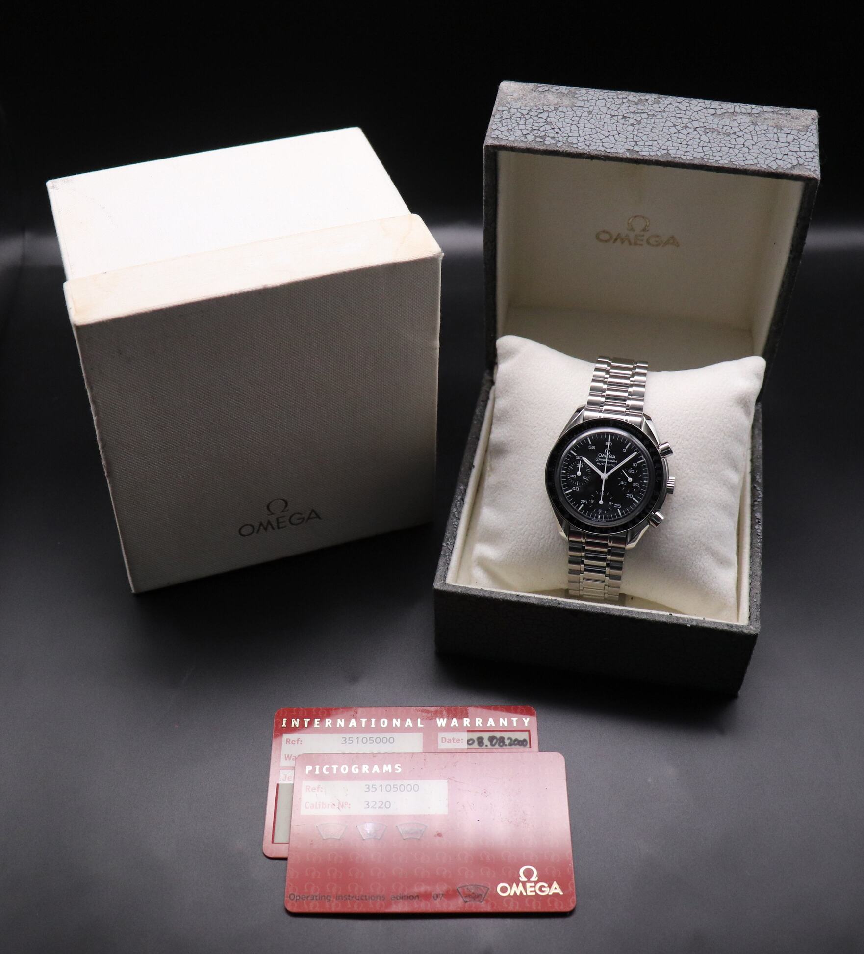 Omega Speedmaster Reduced 3510.50 Fullset 2000 Box+Papers