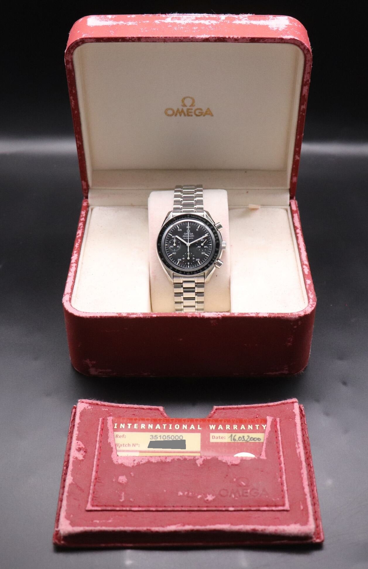 Omega Speedmaster Reduced 3510.50 Fullset 2000 Box+Papers