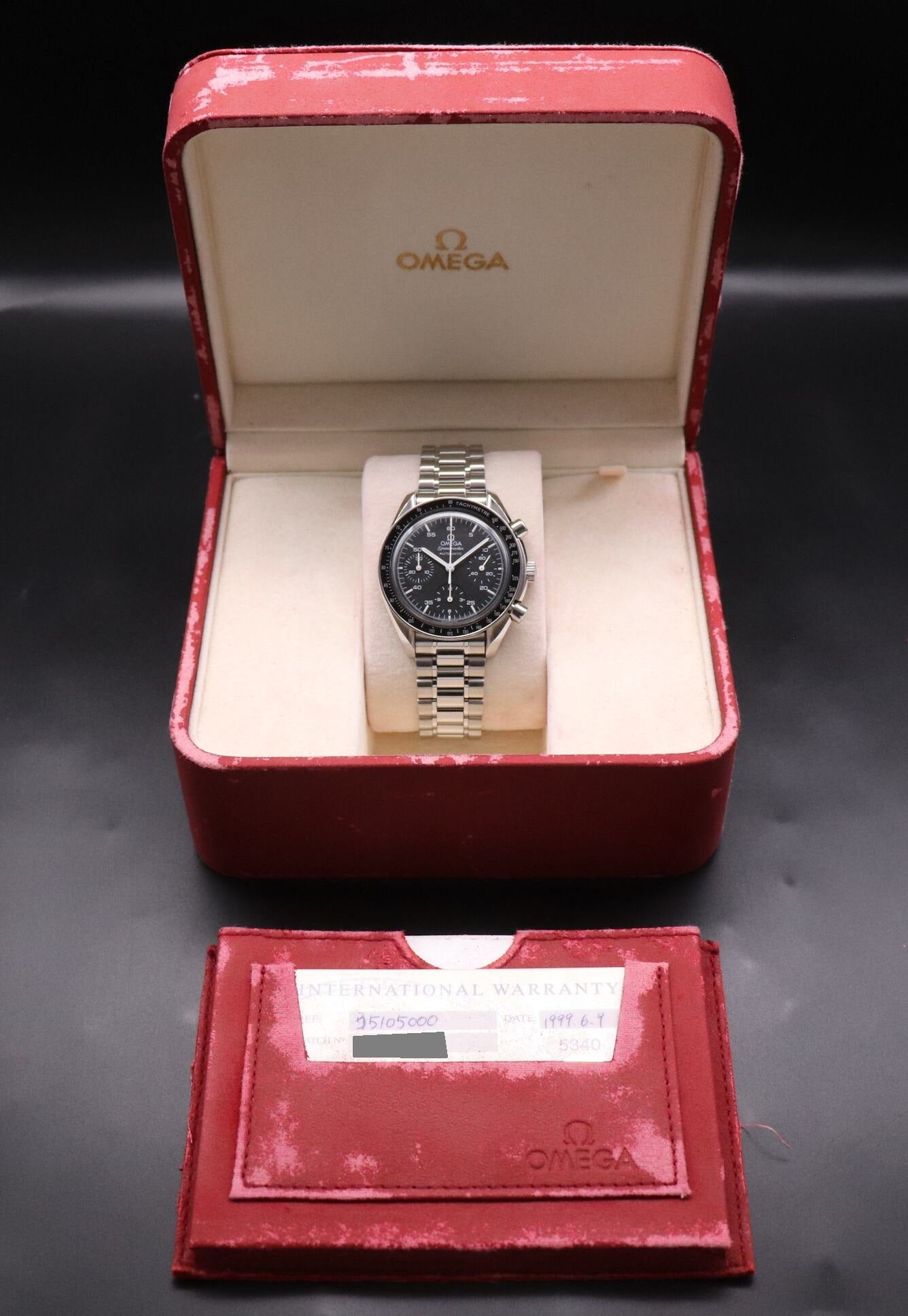 Omega Speedmaster Reduced 3510.50 Fullset 1999 Box+Papers