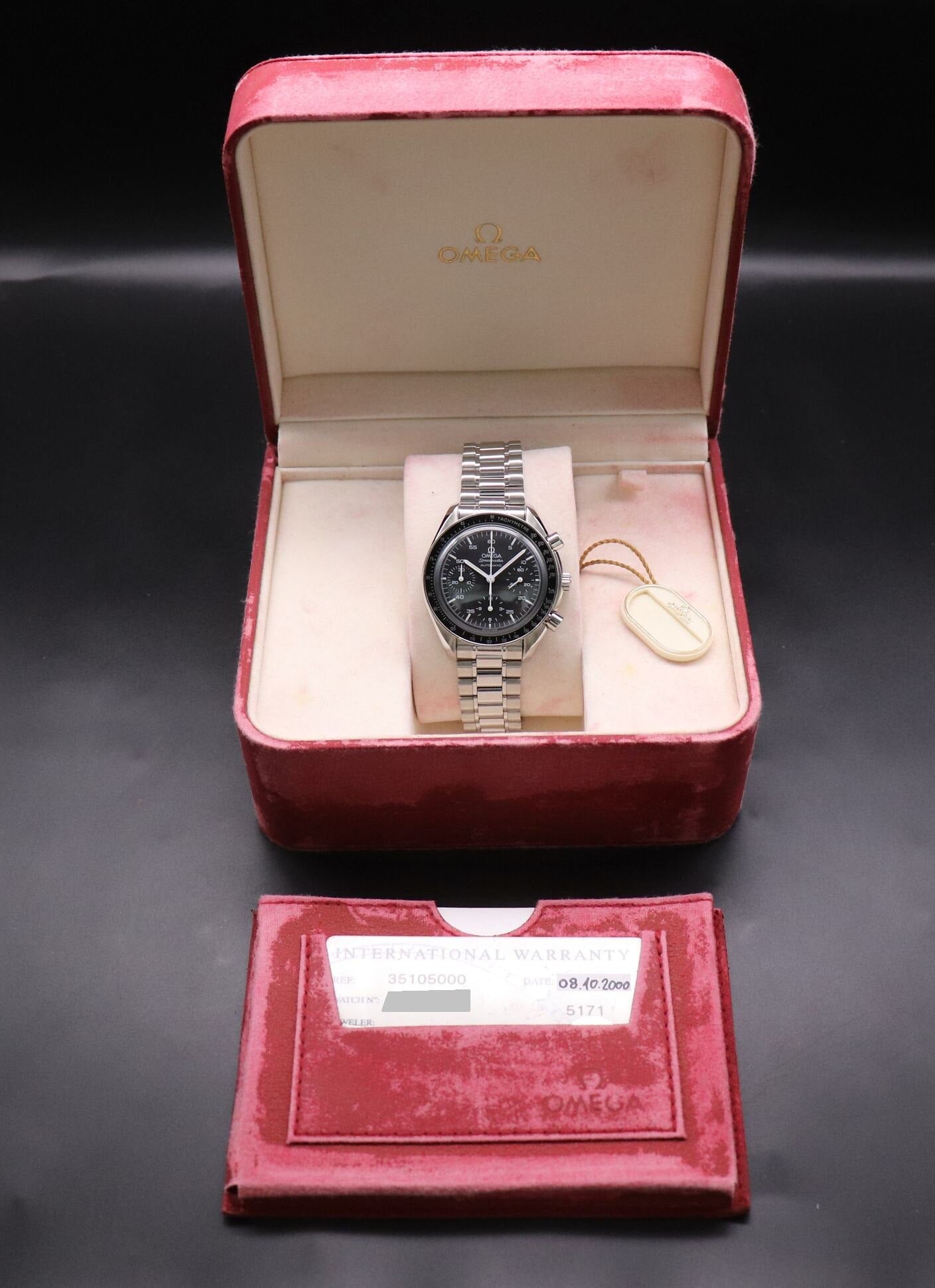 Omega Speedmaster Reduced 3510.50 Fullset 2000 Box+Papers