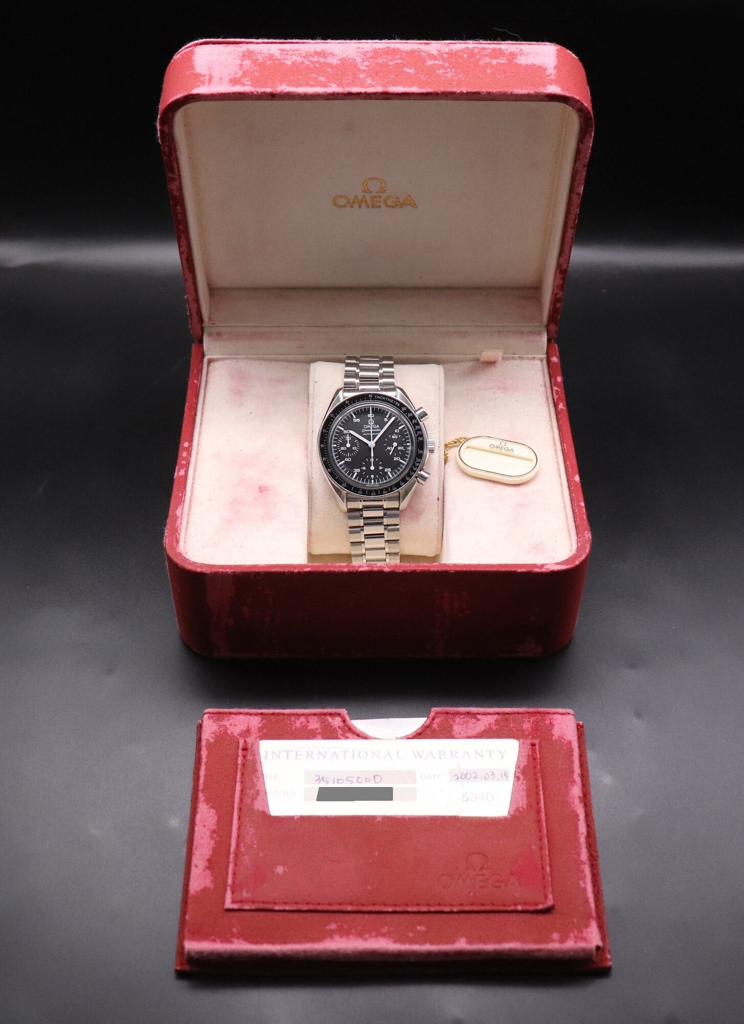 Omega Speedmaster Reduced 3510.50 Fullset 2002 Box+Papers