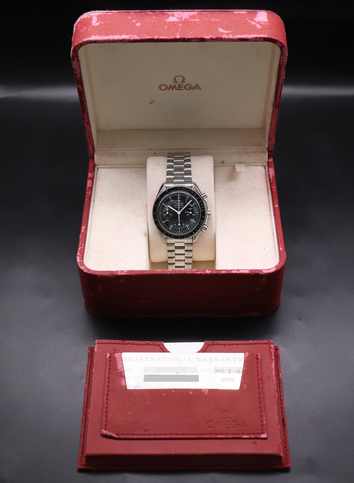 Omega Speedmaster Reduced 3510.50 Fullset 2001 Box+Papers