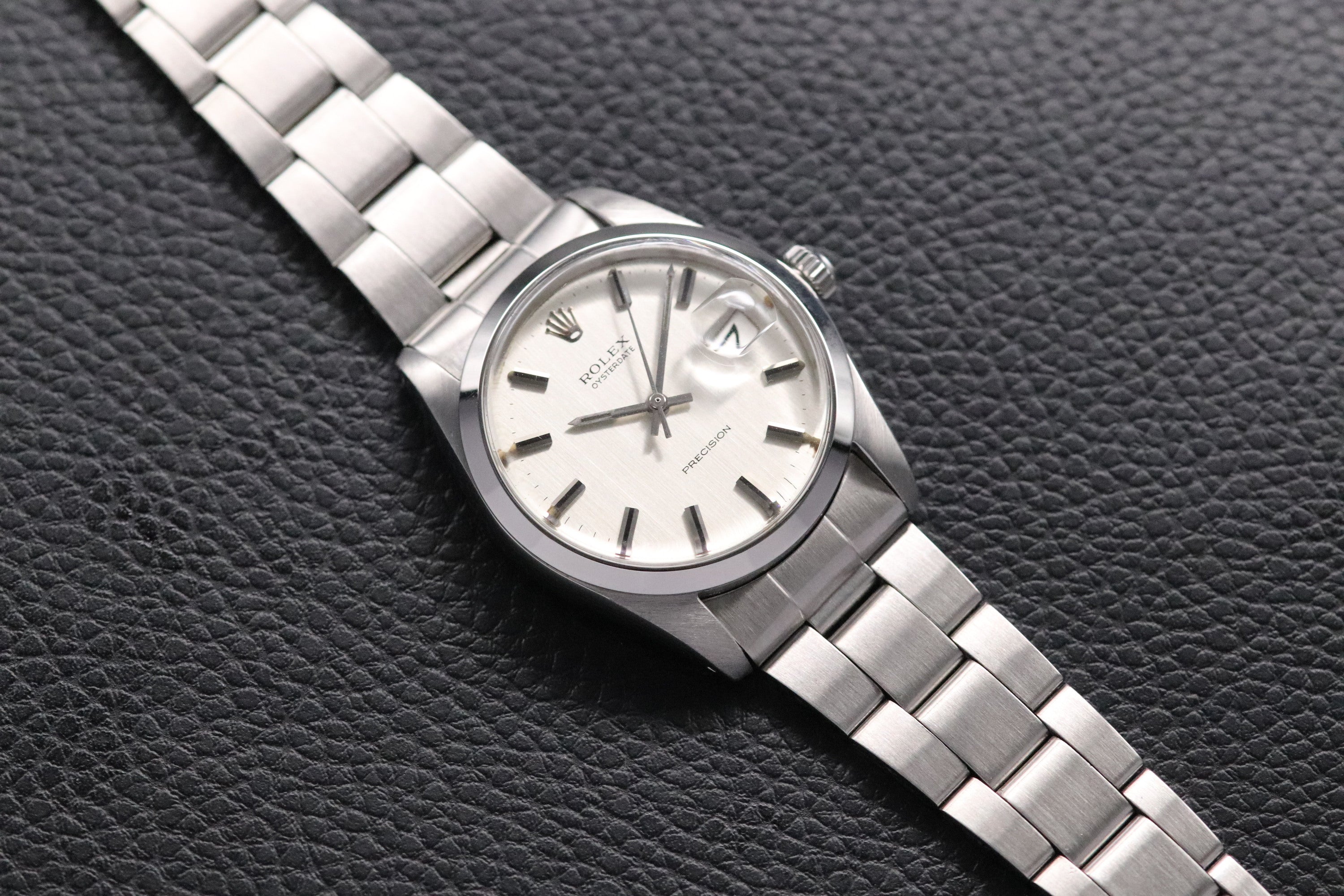 Rolex Oysterdate Precision 6694 Silver Dial 1972