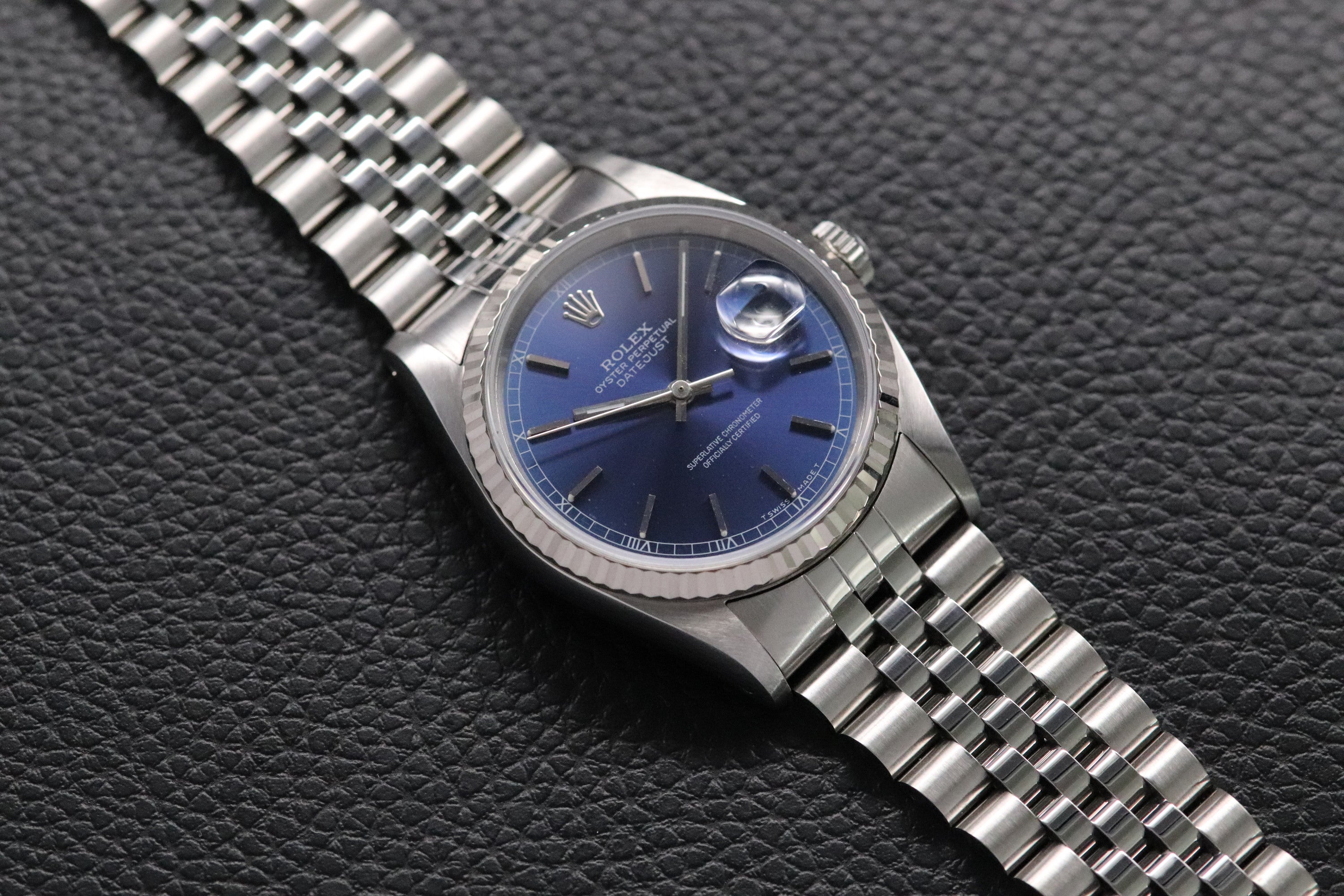 Rolex Datejust 16234 Blue Dial 1992