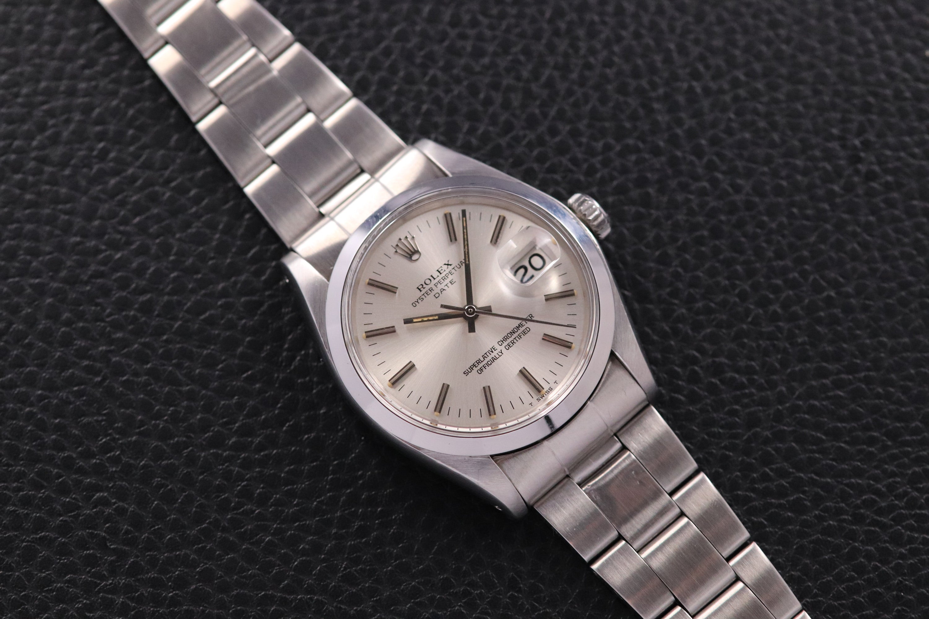 Rolex Date 1500 Silver Dial 1973