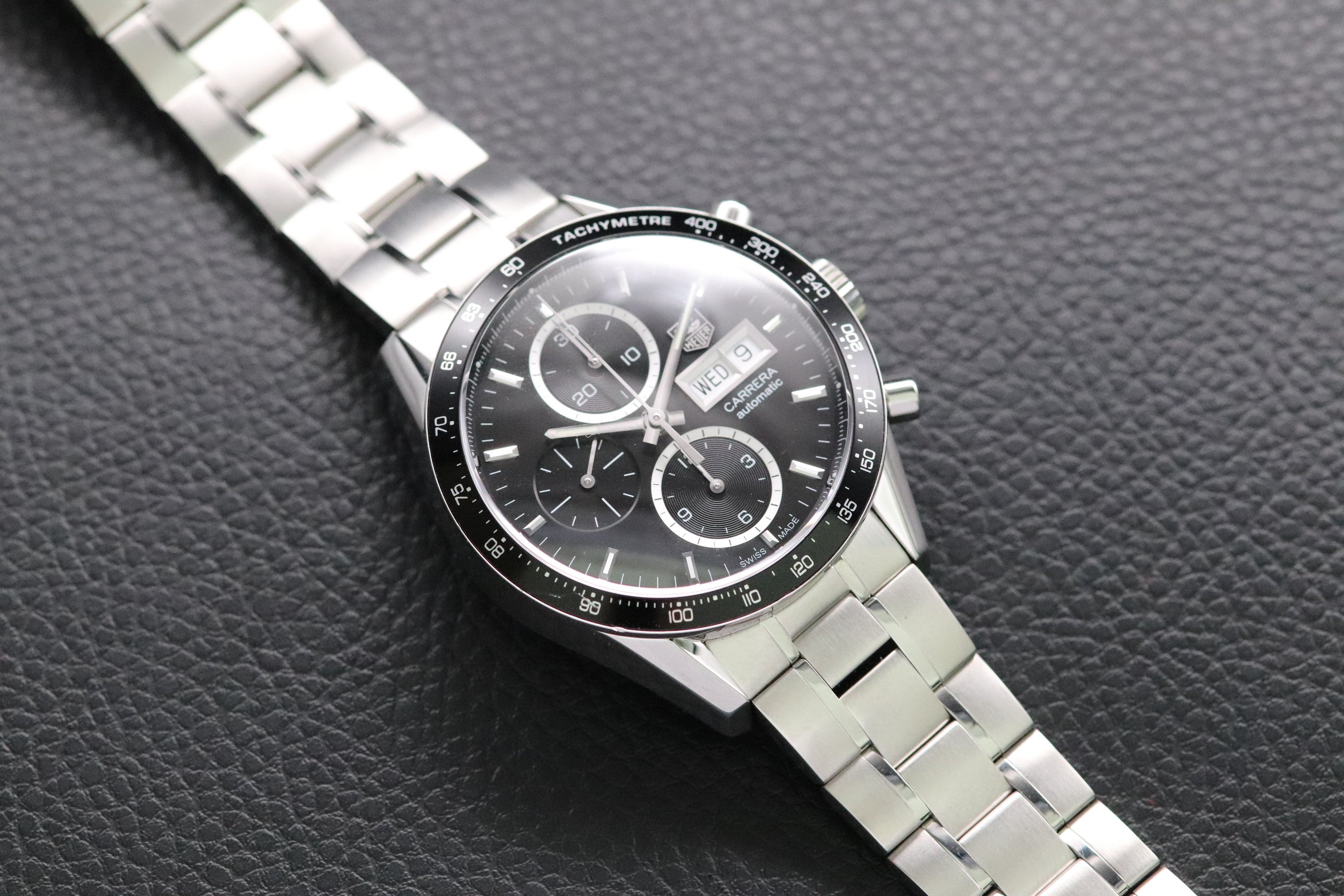 Tag Heuer Carrera Calibre 16 CV201AG Black Dial 2018