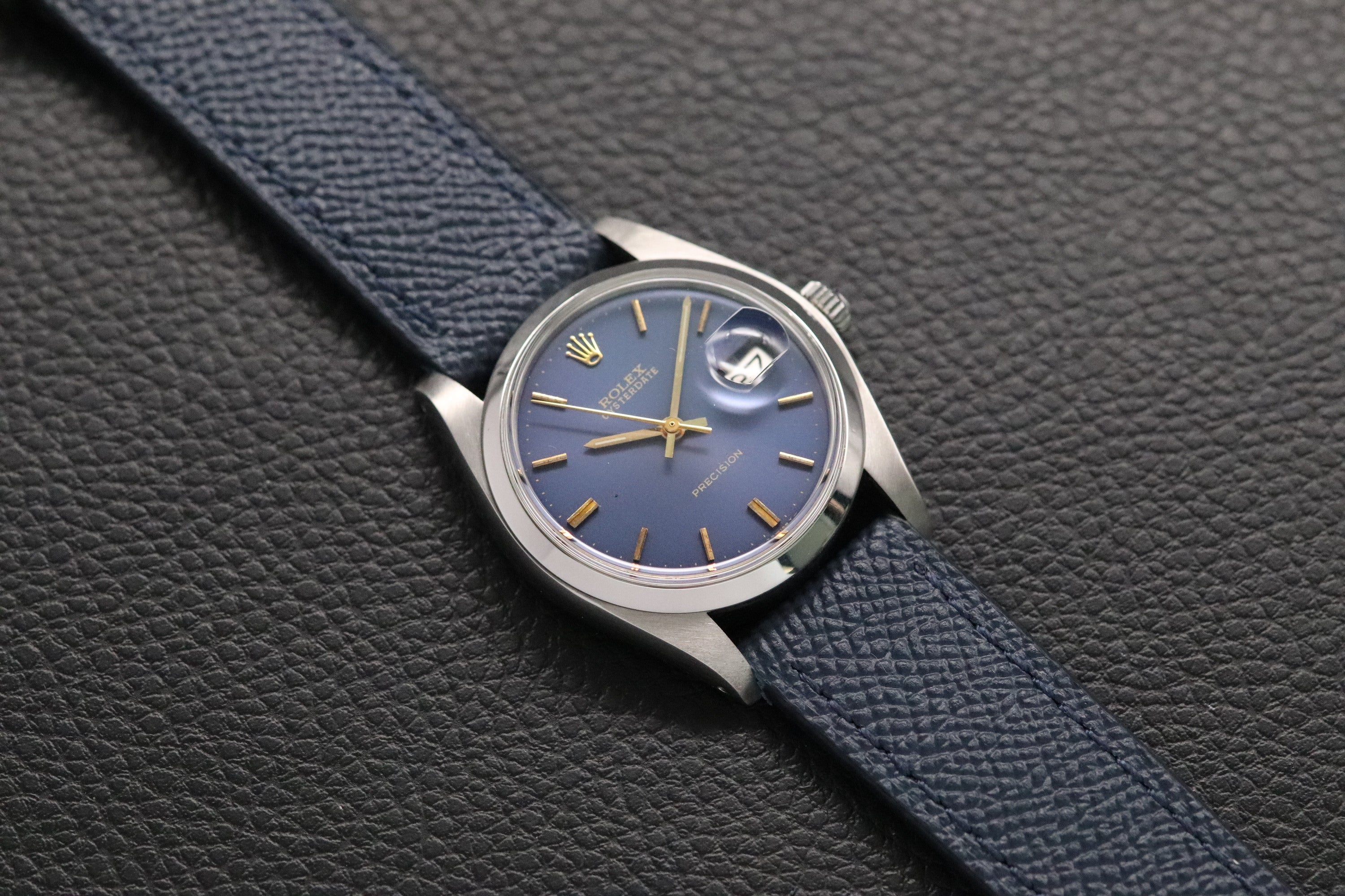 Rolex Oysterdate Precision 6694 Blue Dial 1981