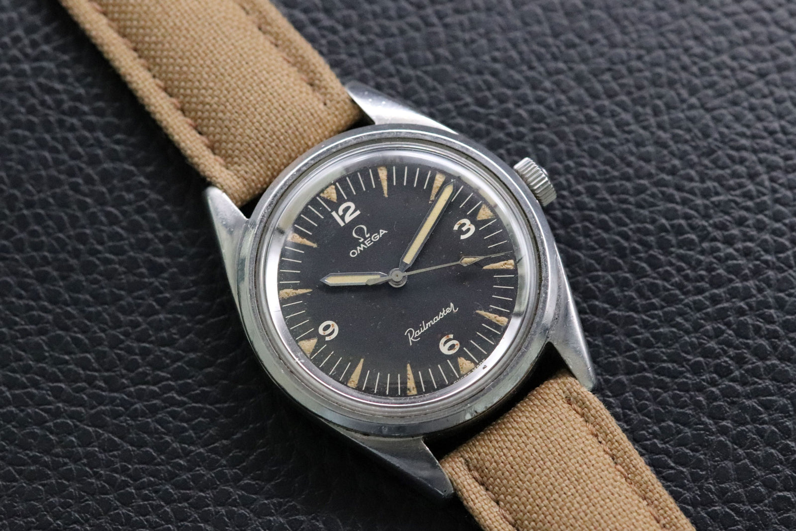 Omega Railmaster 35.004 63 1963 Antimagnetic Vintage Chronos Germany