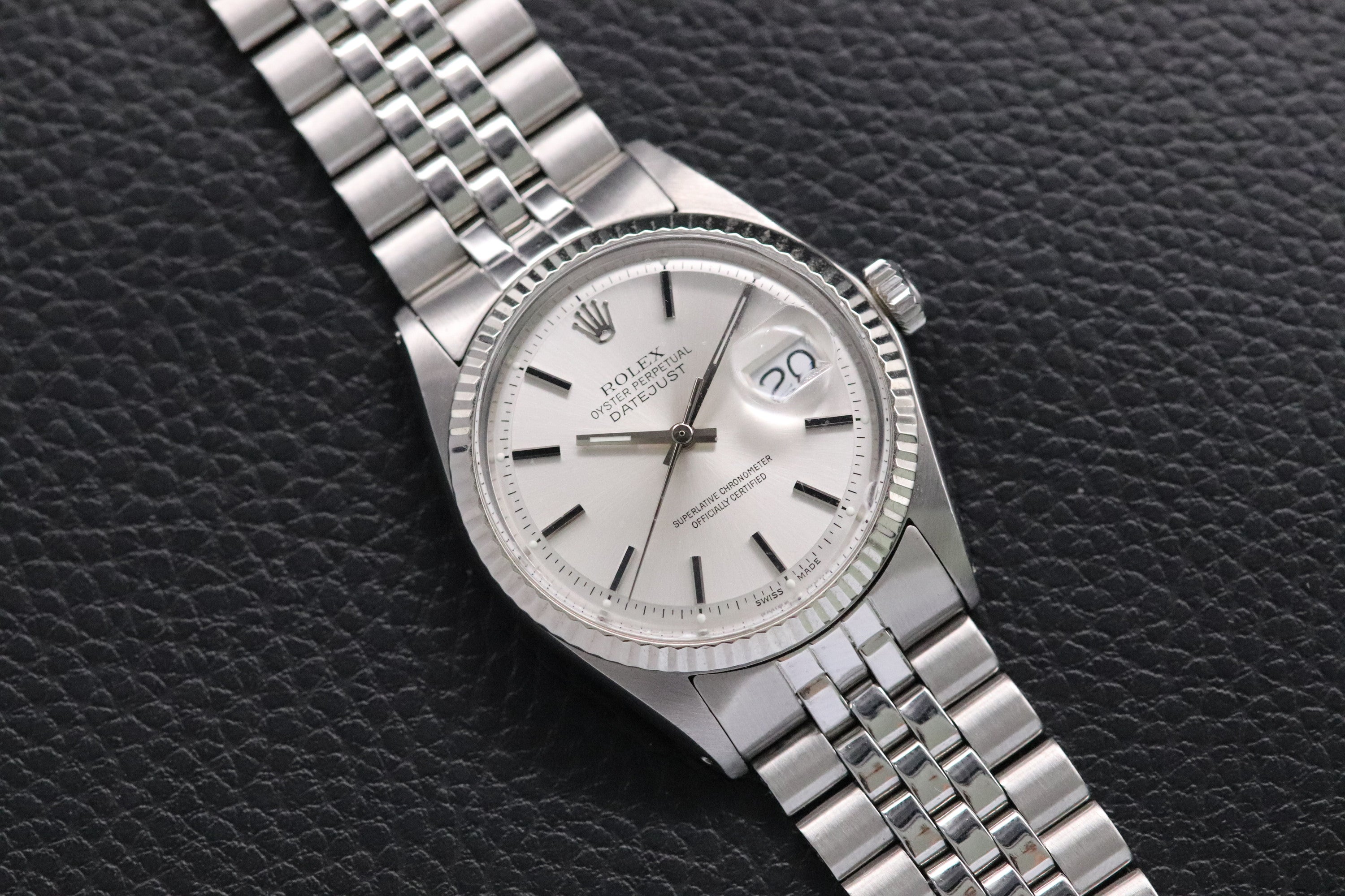 Rolex Datejust 1601 Silver Dial 1973