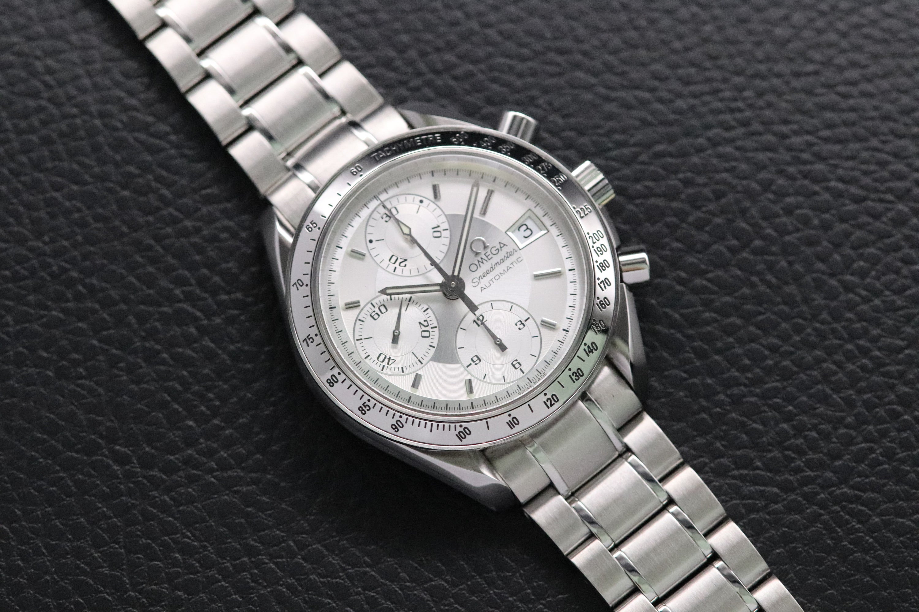 Omega Speedmaster Date 3513.30 Silver Dial 1998