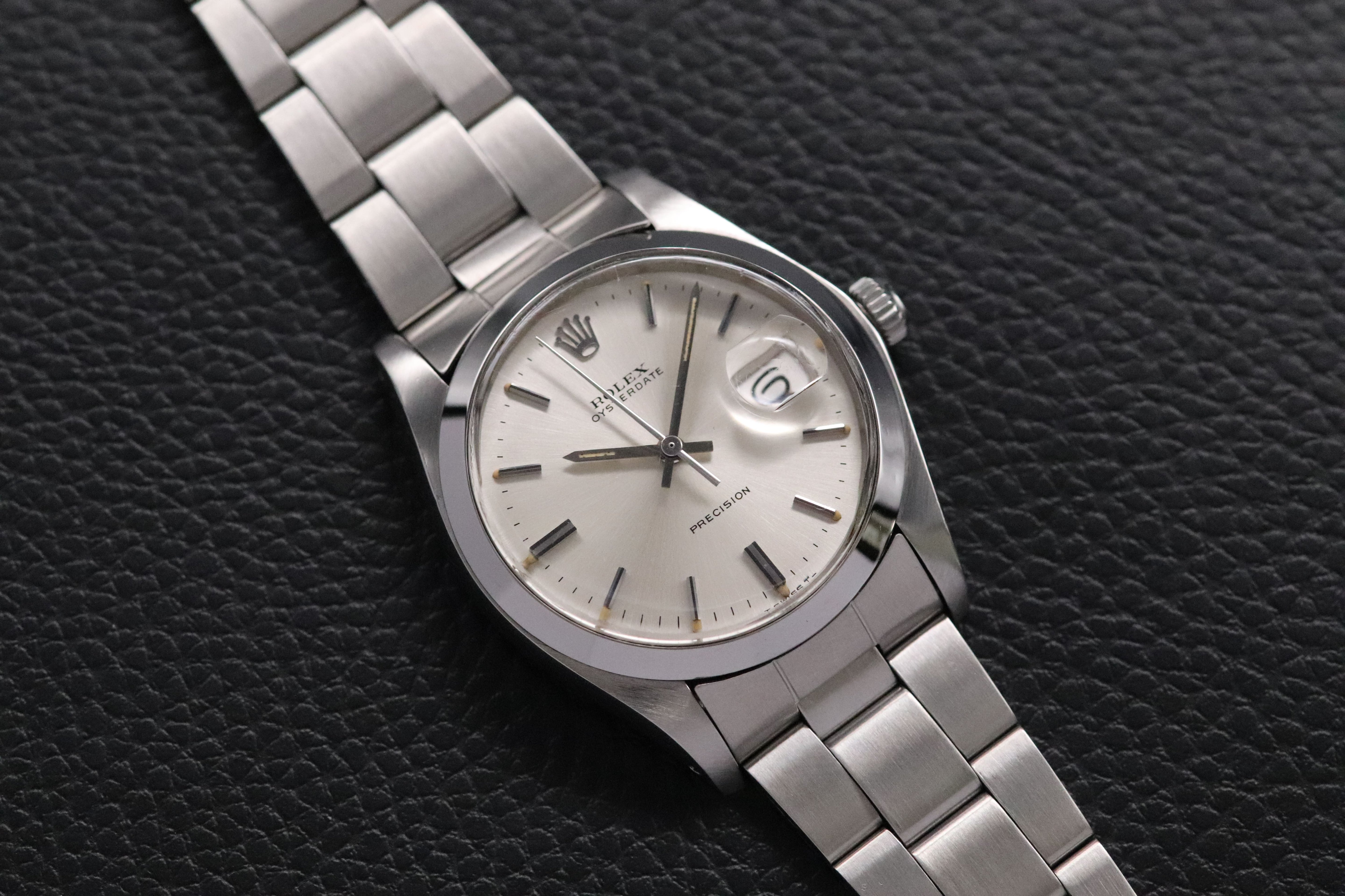 Rolex Oysterdate 6694 Silver Dial 1973