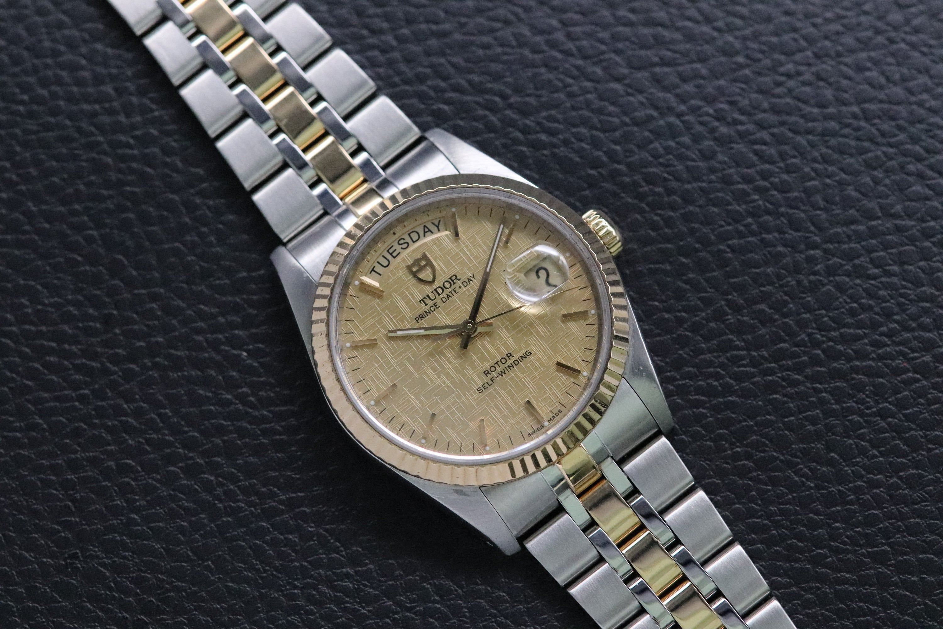 Tudor Prince Date-Day 76213 Linen Dial 2016