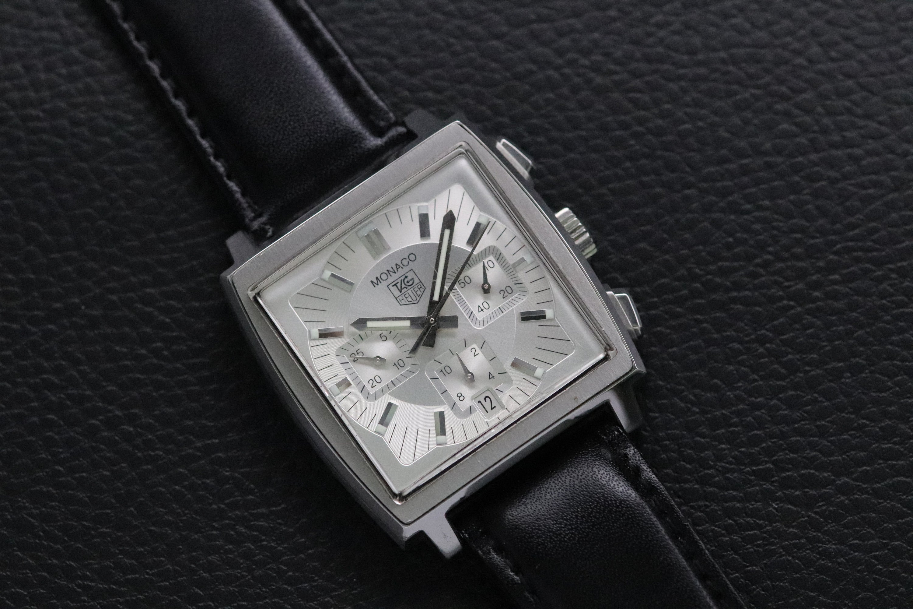 Tag Heuer Monaco CW2112 Silver Dial 2012