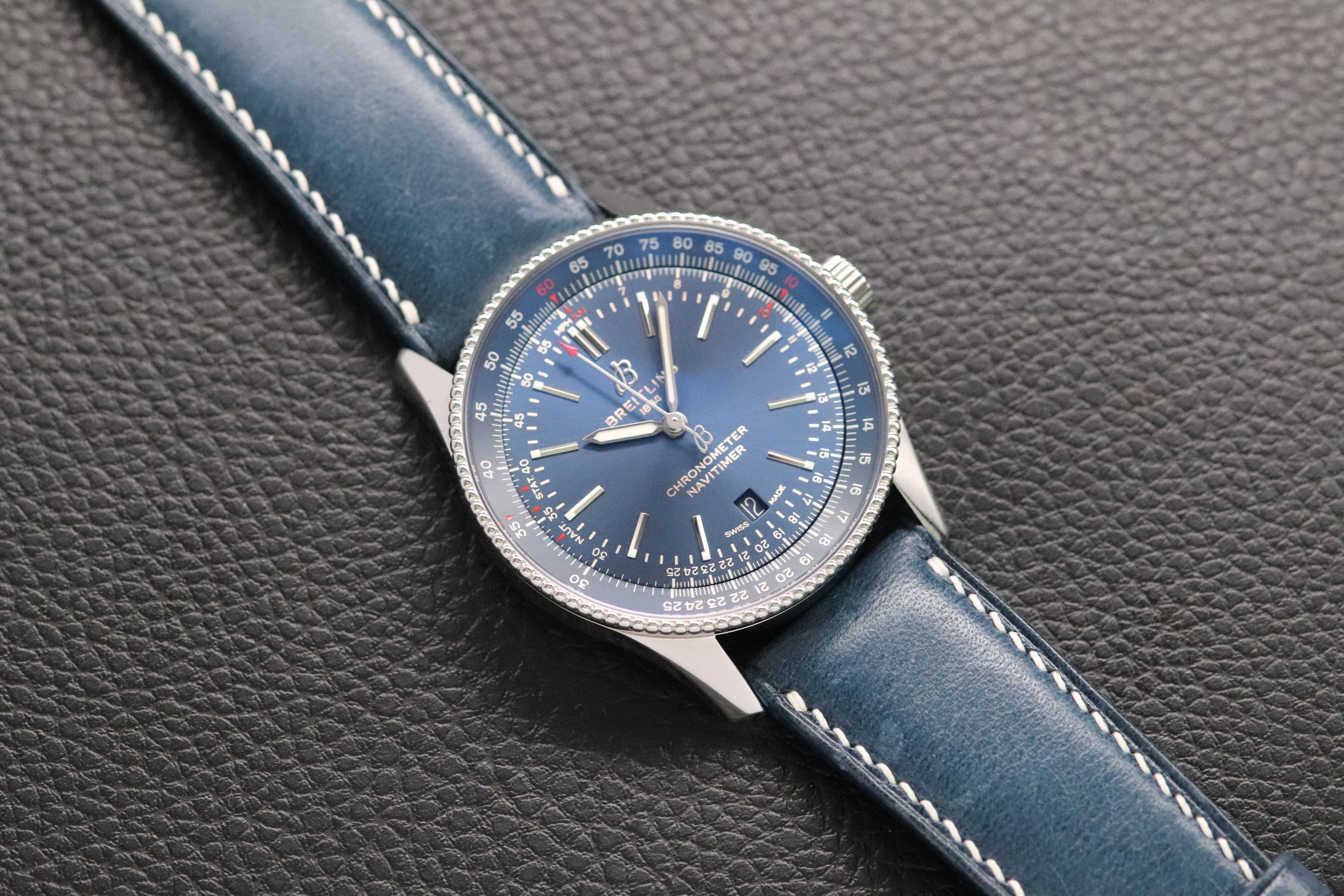 Breitling Navitimer 41 Blue A17326 Papers 2021