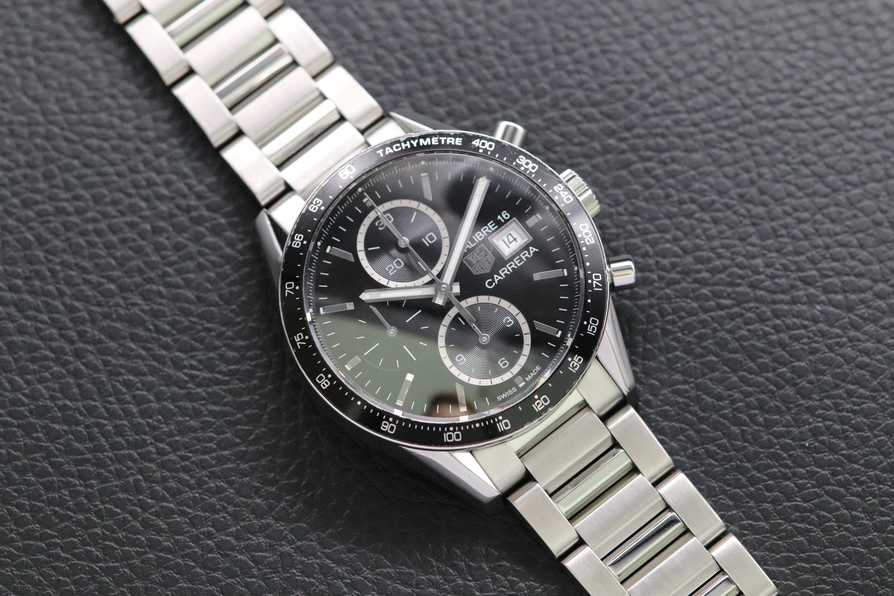 Tag Heuer Carrera Calibre 16 CV201AJ Black Dial 2017