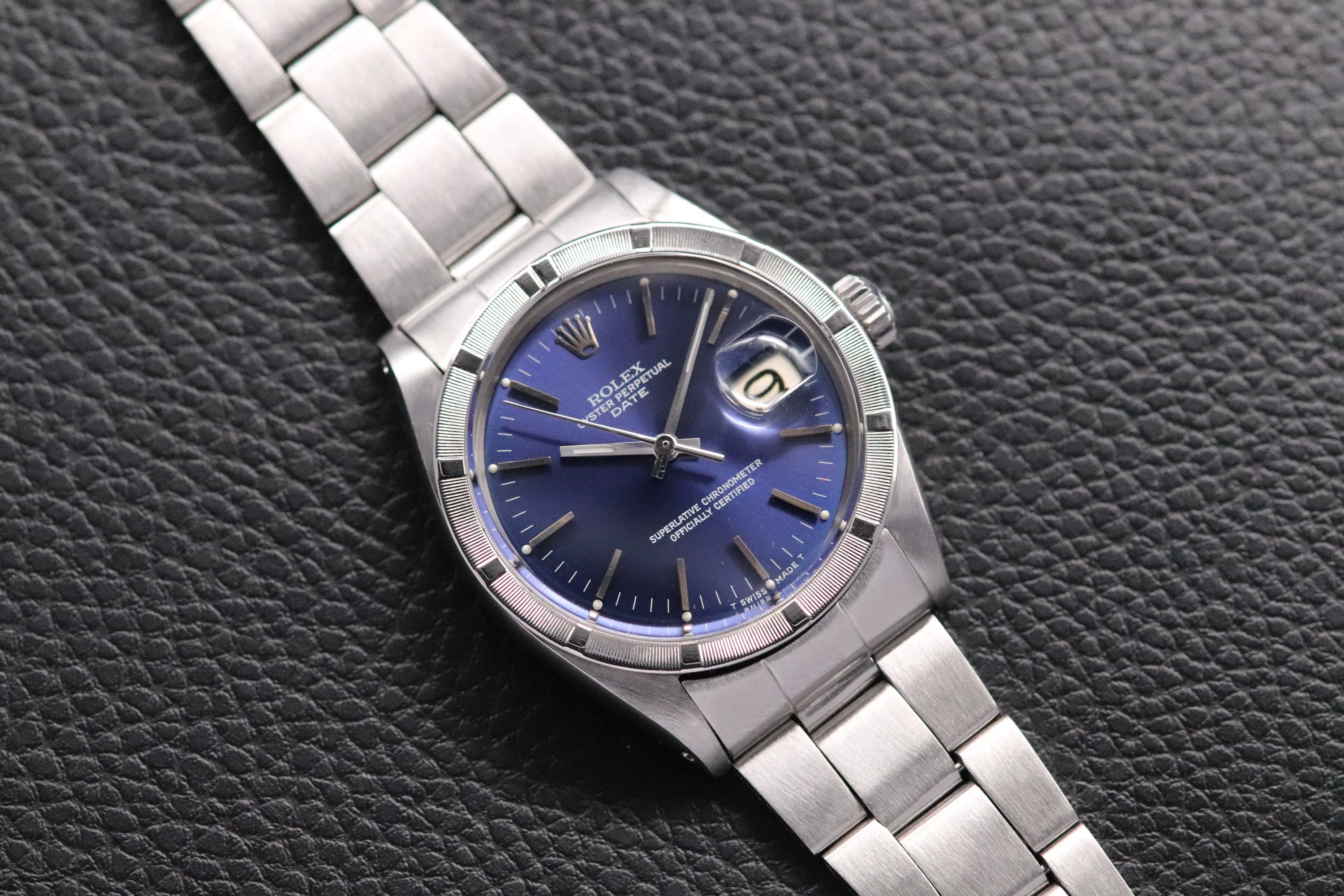 Rolex Date 1501 Blue Dial 1963