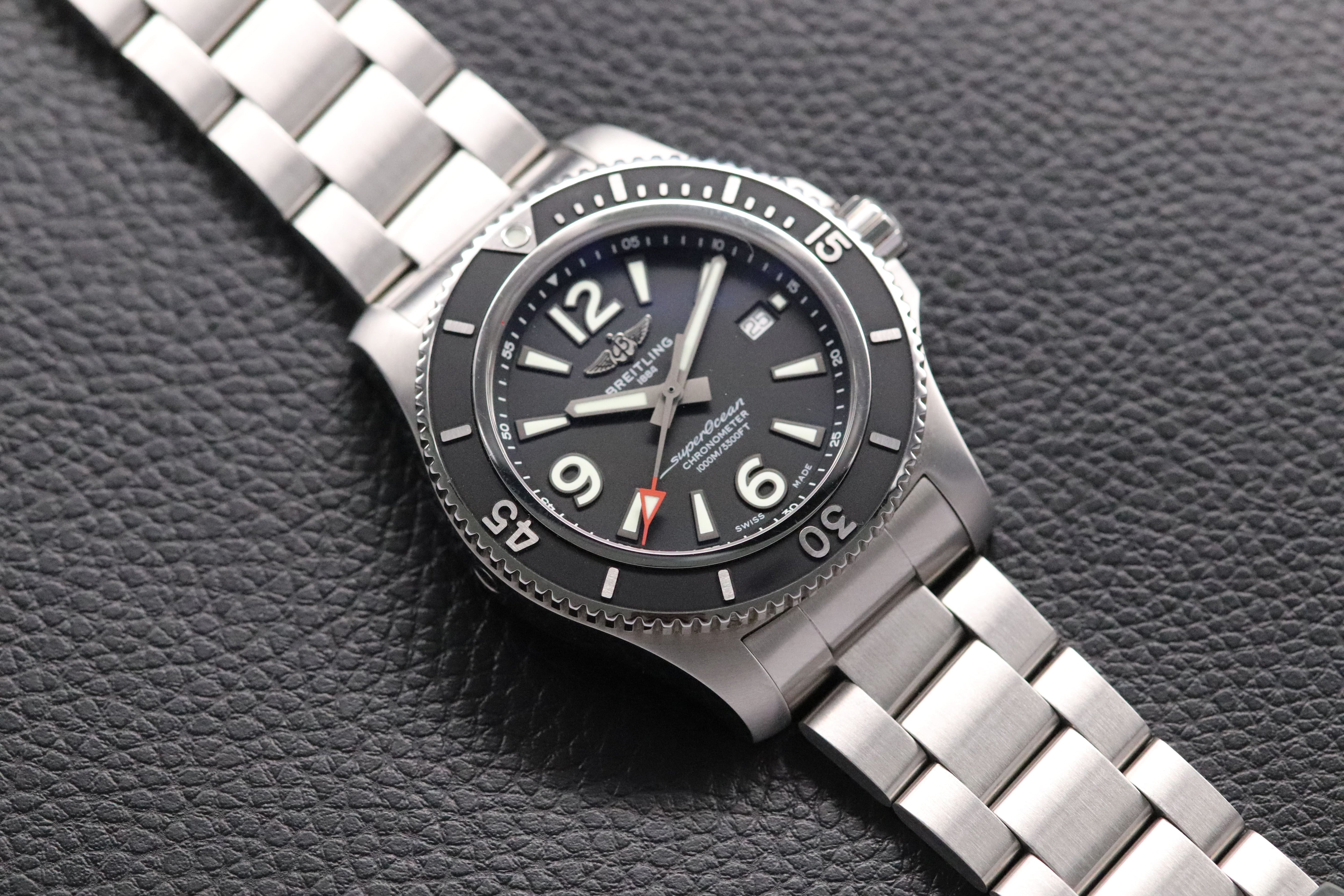 Breitling Superocean 44 Black A17367 Fullset 2022 Box+Papers