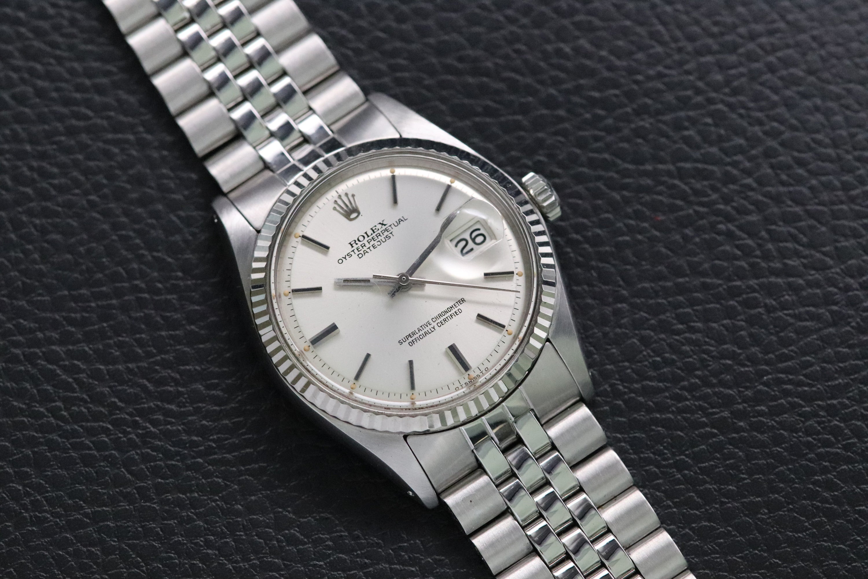 Rolex Datejust 1601 Silver Dial 1973