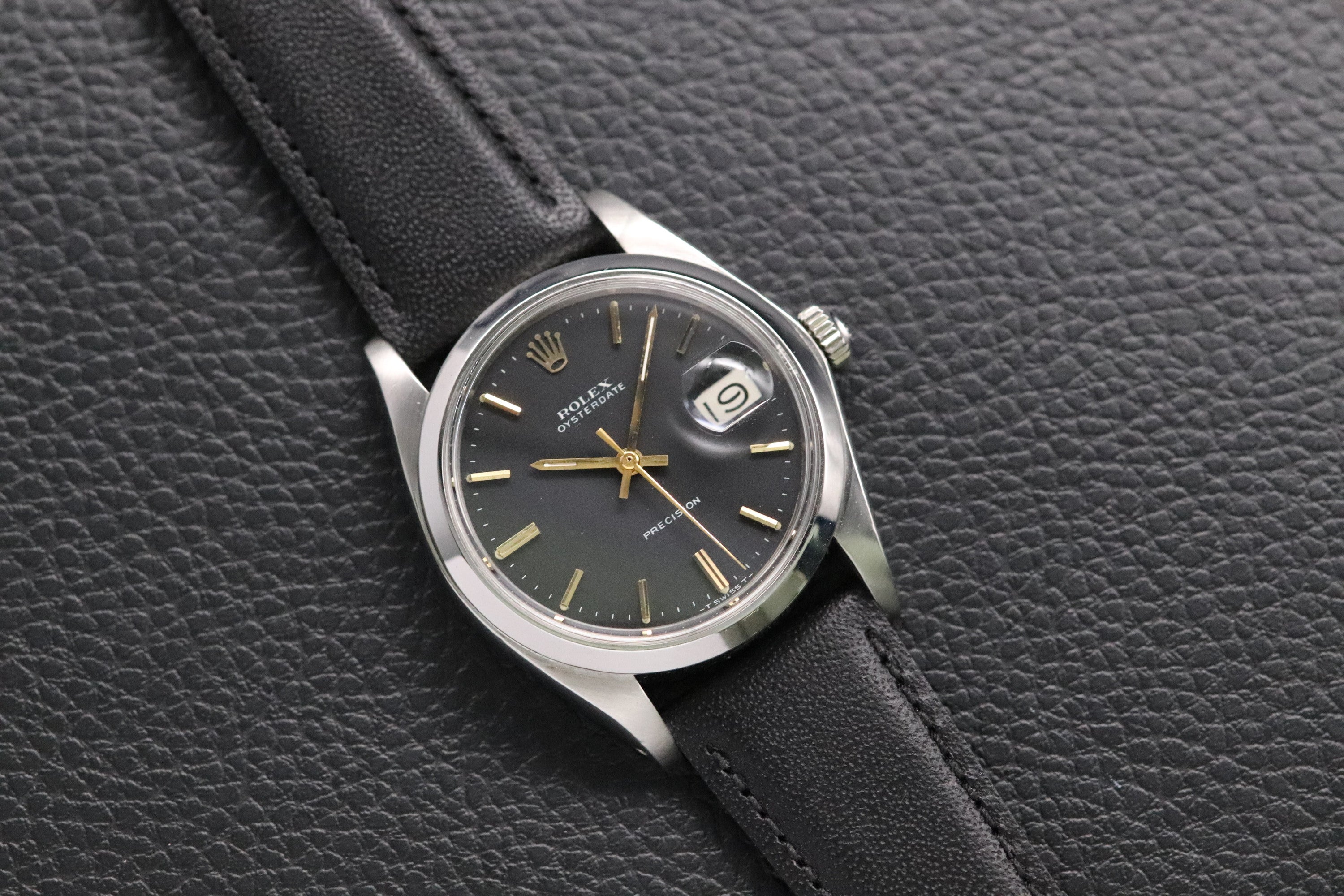 Rolex Oysterdate Precision 6694 Black Dial 1982