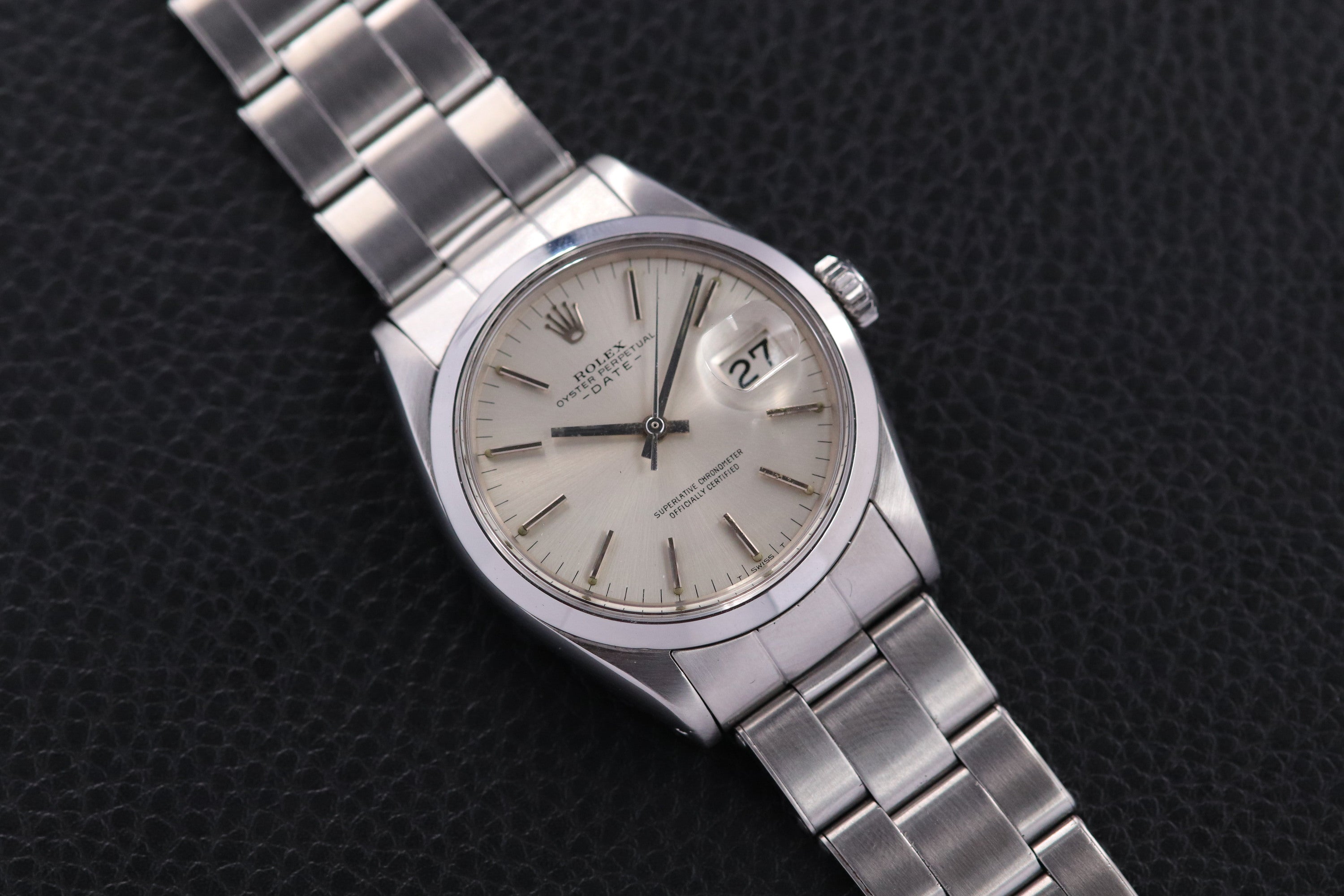 Rolex Date 1500 Silver Dial 1967