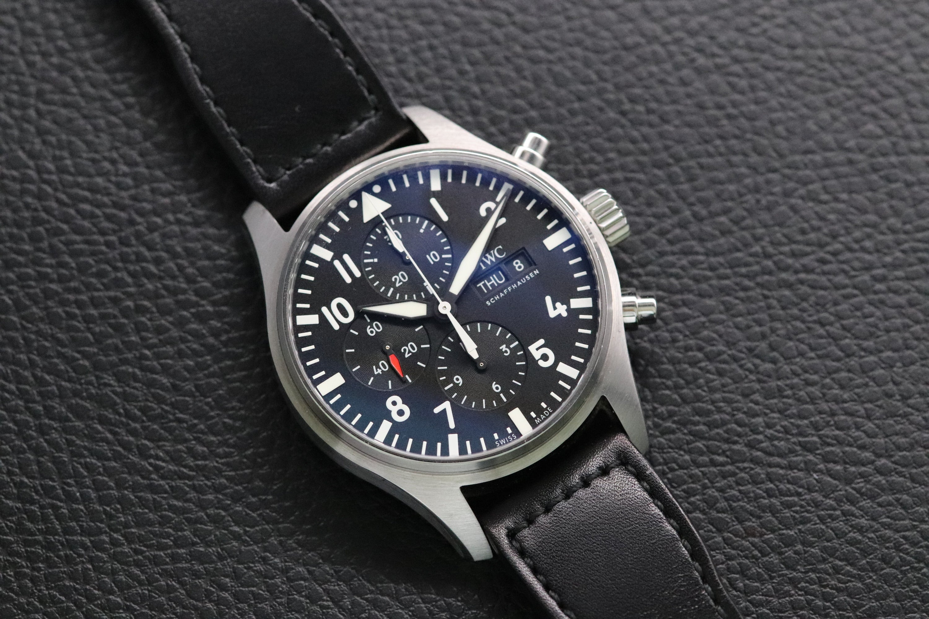 IWC Fliegeruhr Chronograph IW377709 Papers 2018